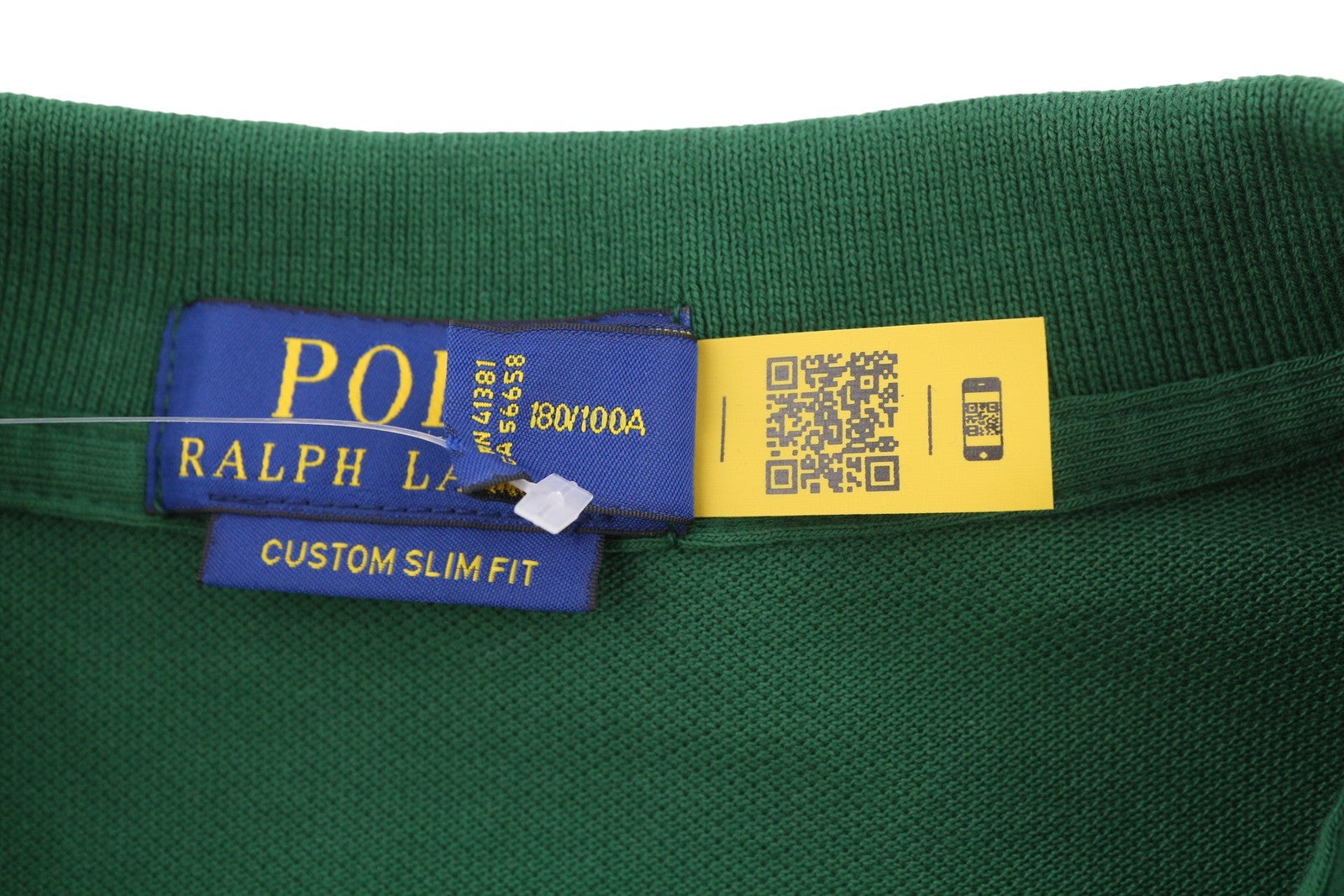 RALPH LAUREN Custom Slim Fit Men Polos L Green Pony Logo Short Sleeve