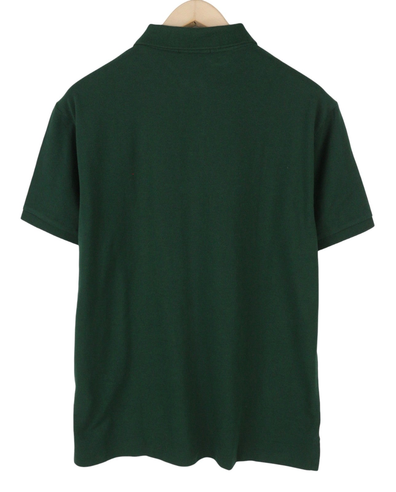 RALPH LAUREN Custom Slim Fit Men Polos L Green Pony Logo Short Sleeve Top