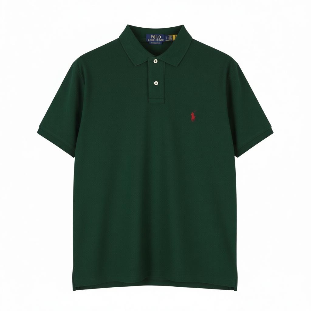 RALPH LAUREN Custom Slim Fit Men Polos XS Green Pony Logo Short Sleeve