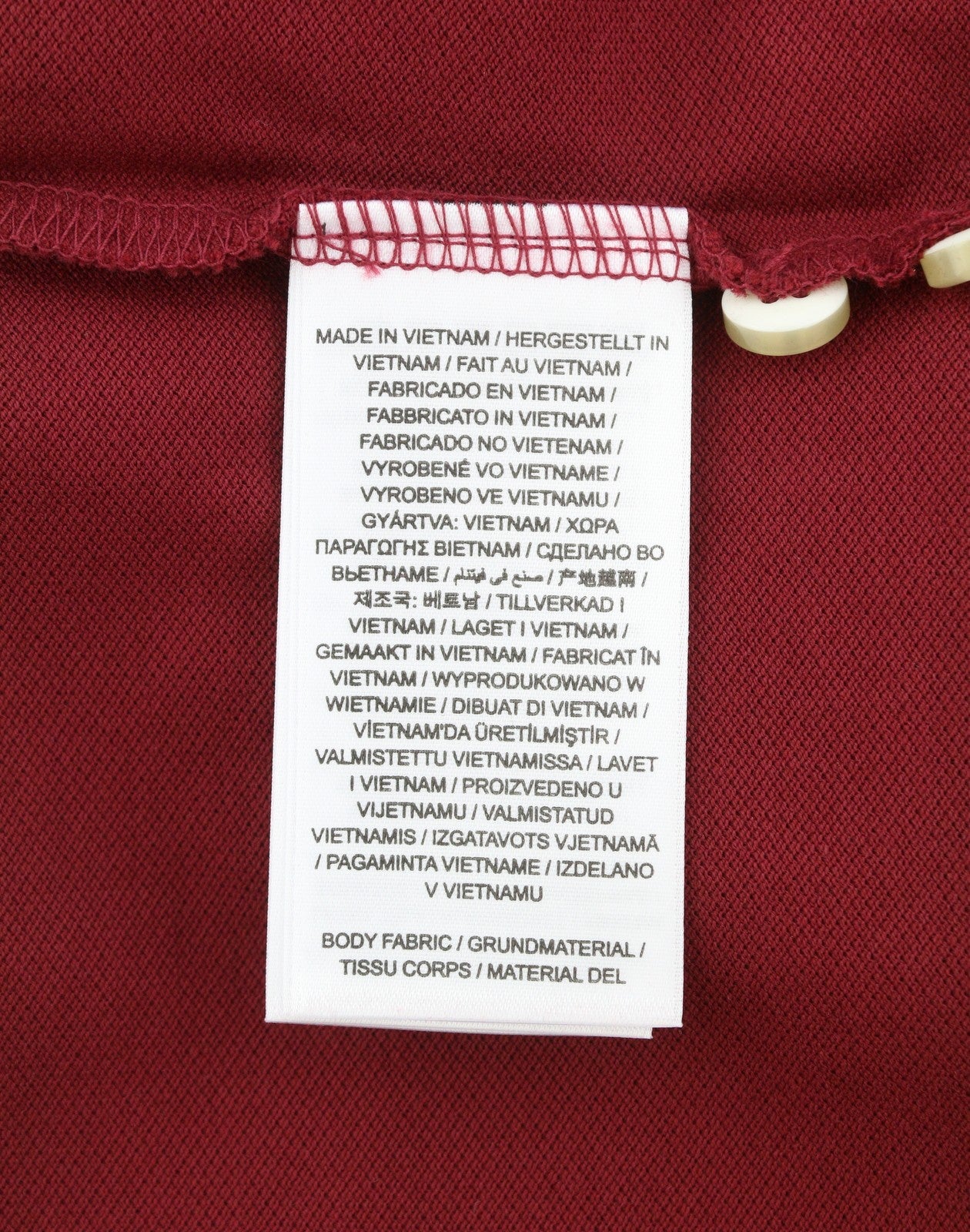 GANT Original Pique LS Rugger Men T-Shirt M Red Polo Logo Long Sleeve Top