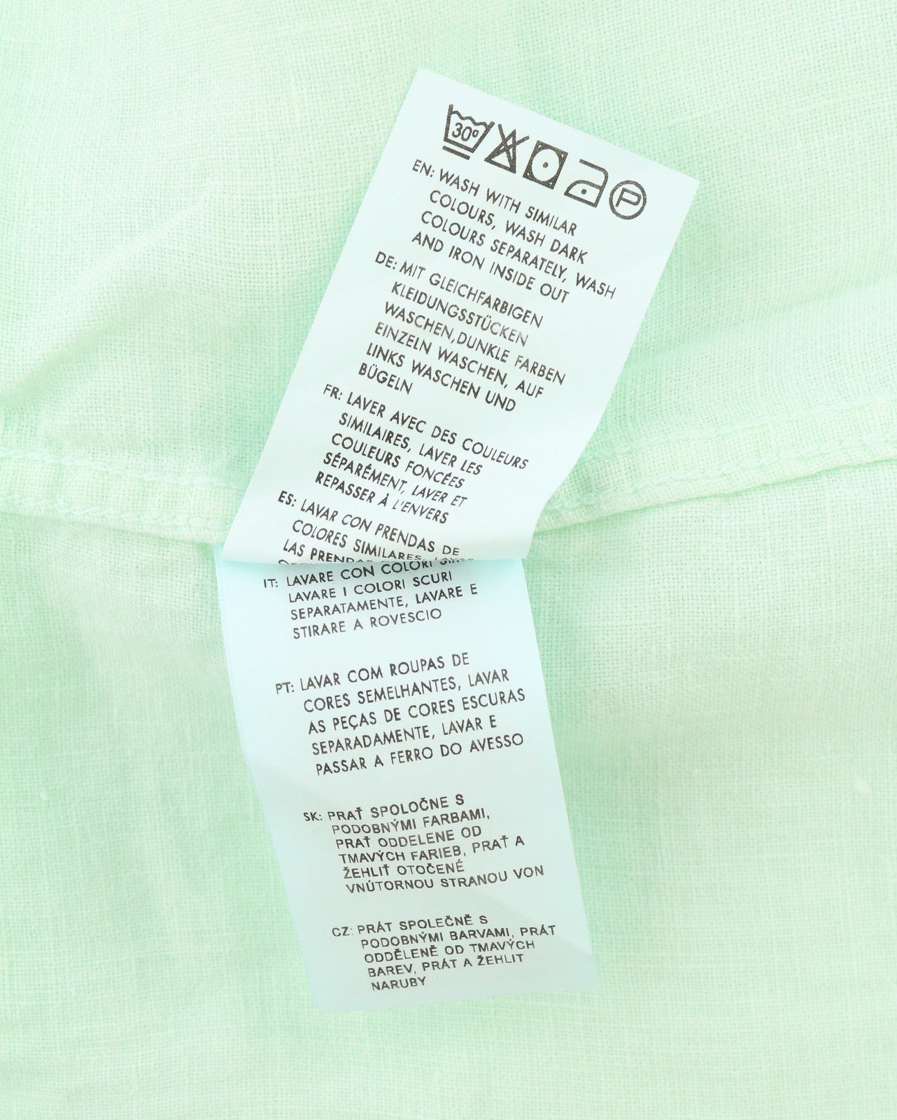 GANT Gmt Dyed Linen Slim BD SS Men Shirt 2XL Bay Green Button Short Sleeve