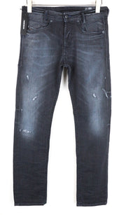 DIESEL Akee 0683Q Men Jeans W29/L30 Slim Tapered Fit Blue Cotton Stretch