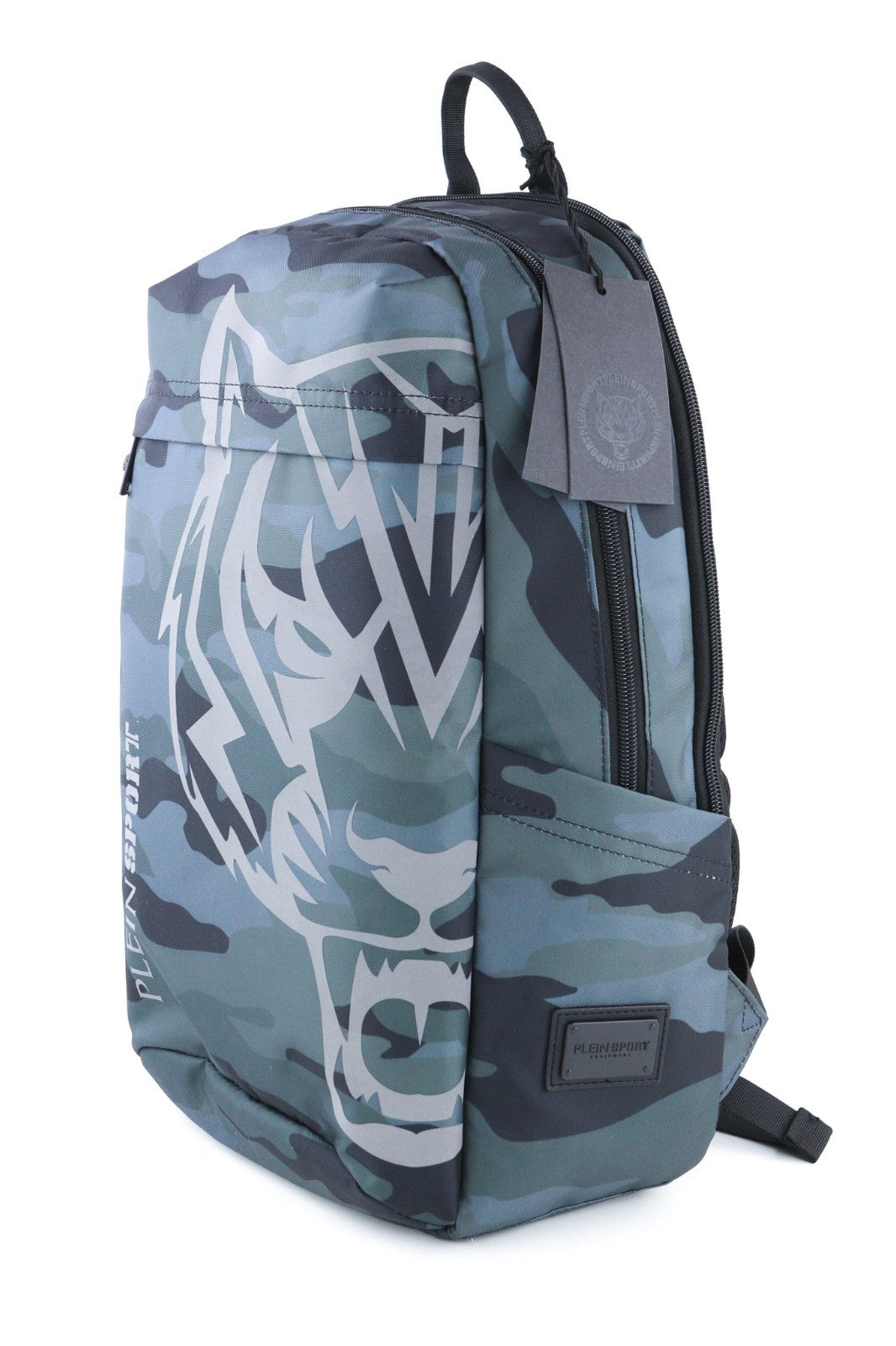 PLEIN SPORT Men Bag OS Philadelphia Camo Print Large Zip Lined