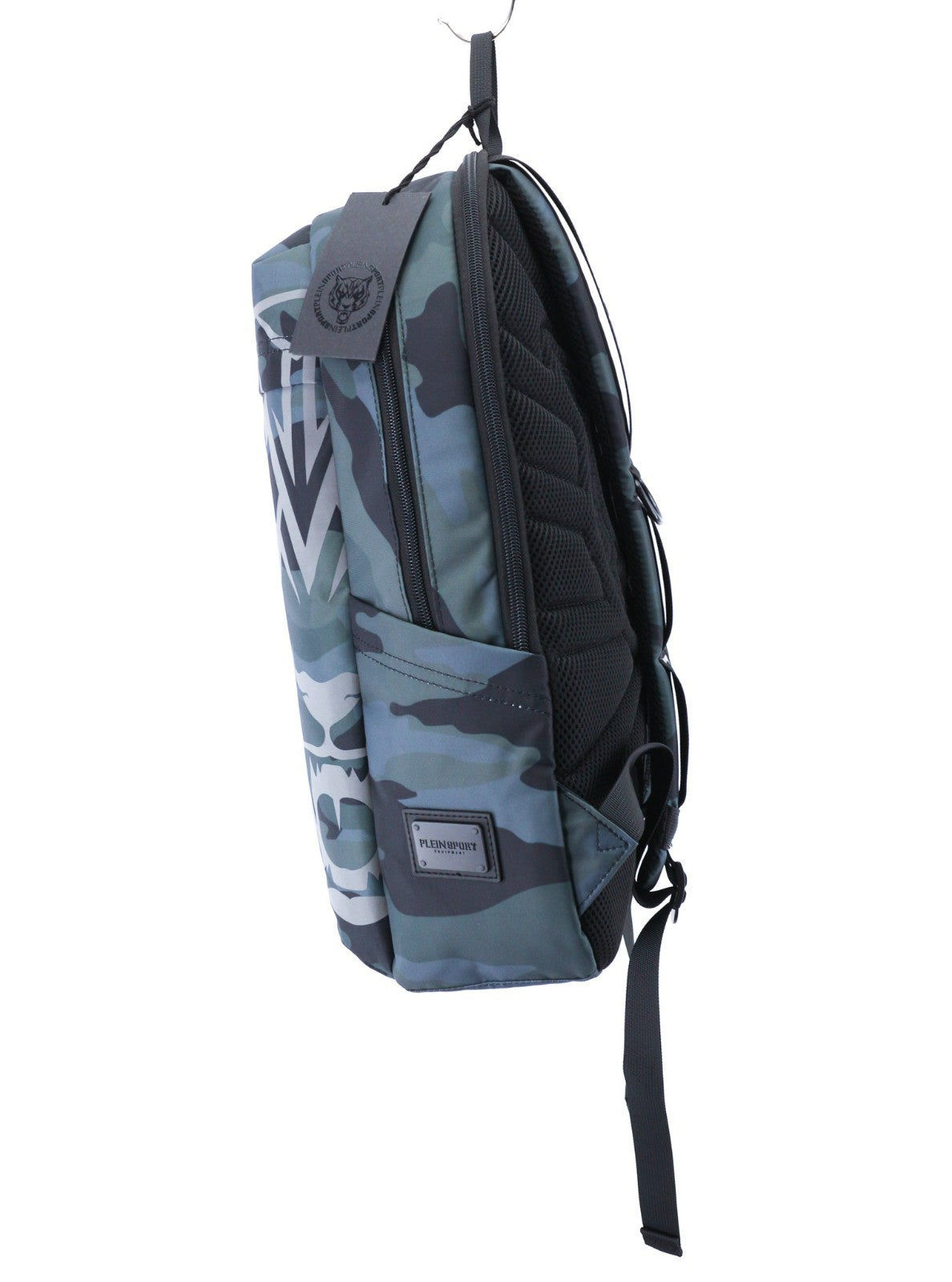 PLEIN SPORT Men Bag OS Philadelphia Camo Print Large Zip Lined