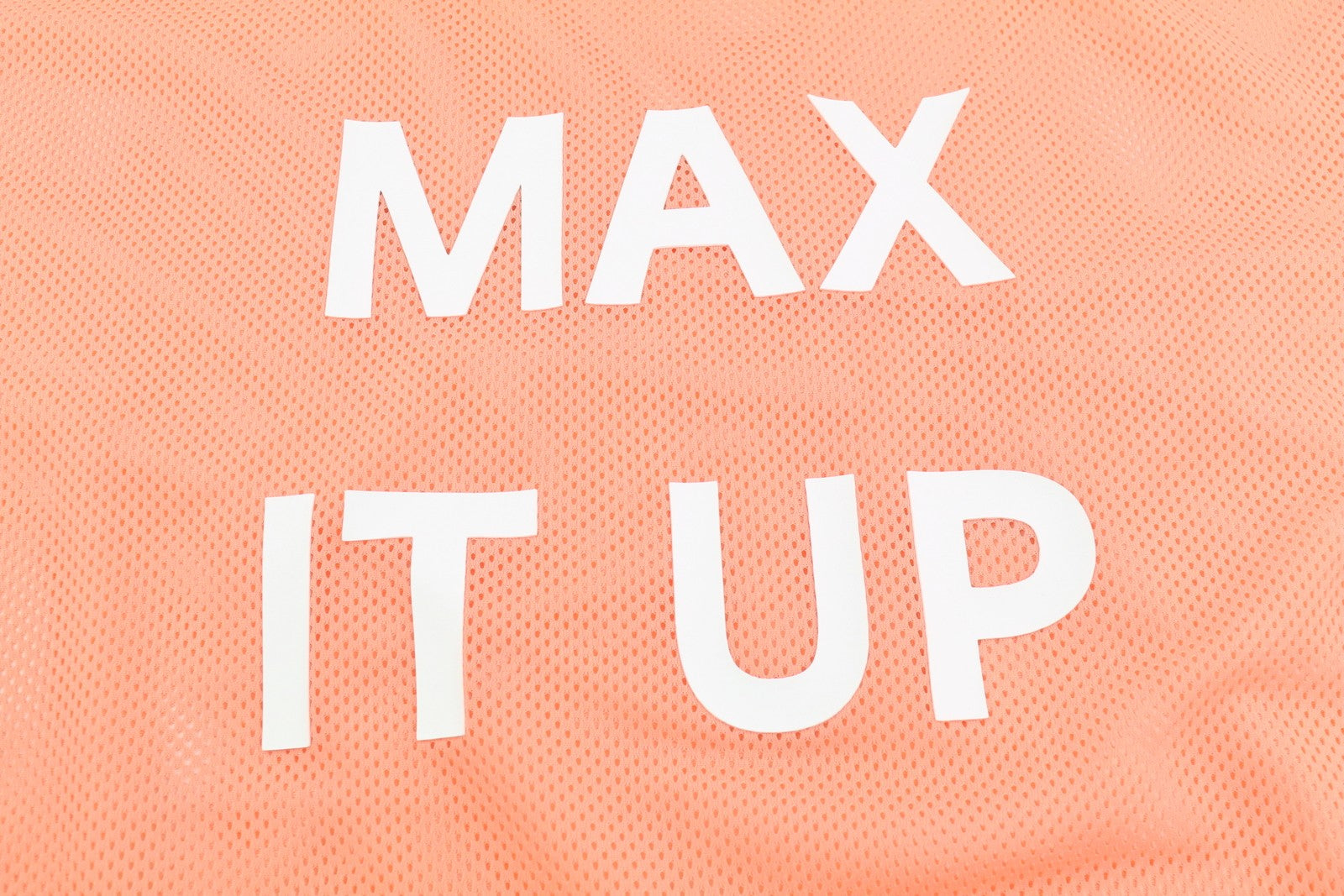 MAX&CO. Women T-Shirt XS Coral Pink Mesh Transparent Oversized Short Sleeved