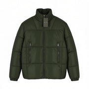 ONLY & SONS Onspeter Highneck Men Jacket M Dark Green Quilted Zip Padded
