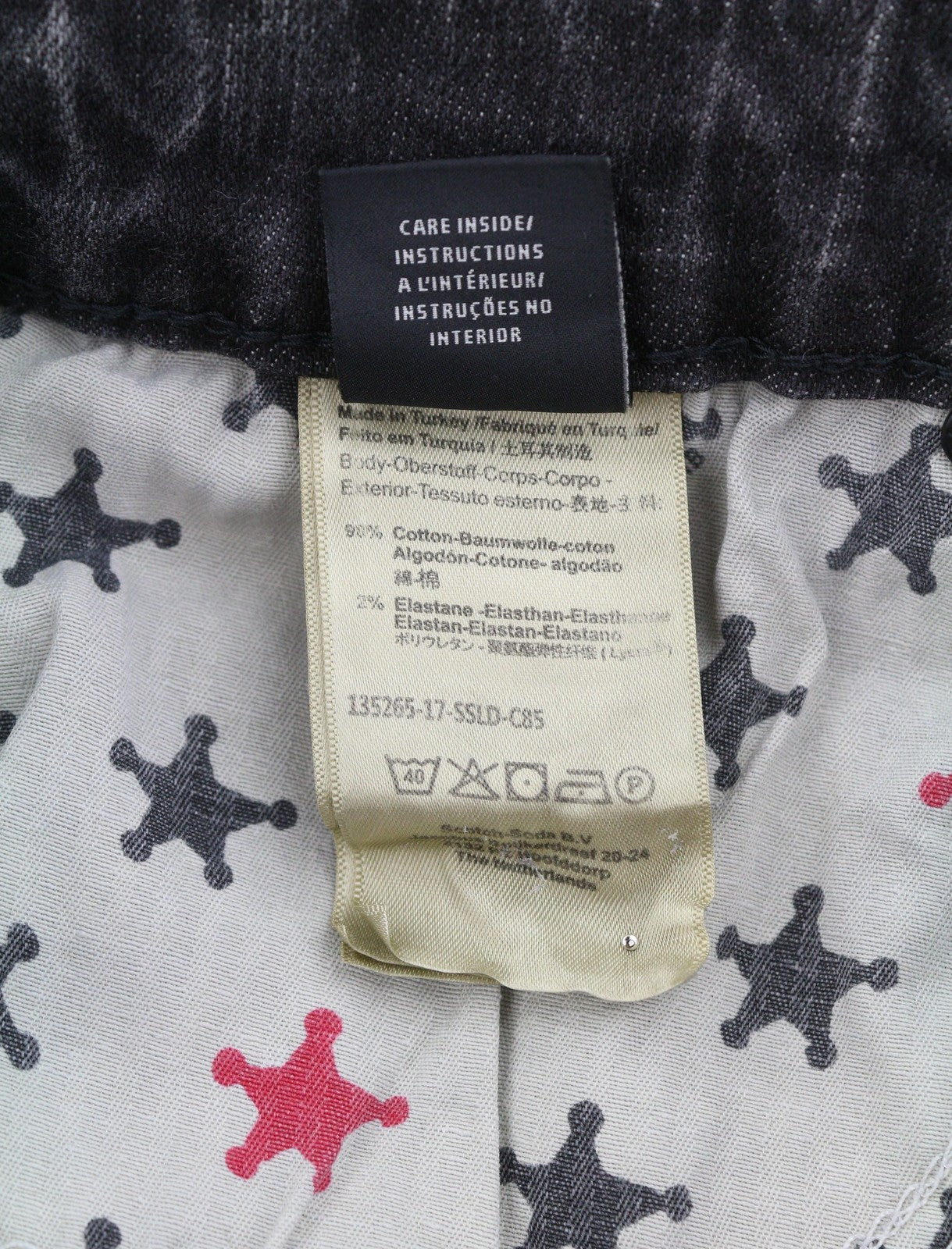 SCOTCH & SODA Supreme Women Jeans W29/L32 Black Faded Distress Slim Straight Fit