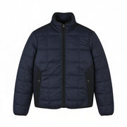 G-STAR Lt Wt Quilted Men Jacket XS Dark Blue Padded High Neck Full Zip