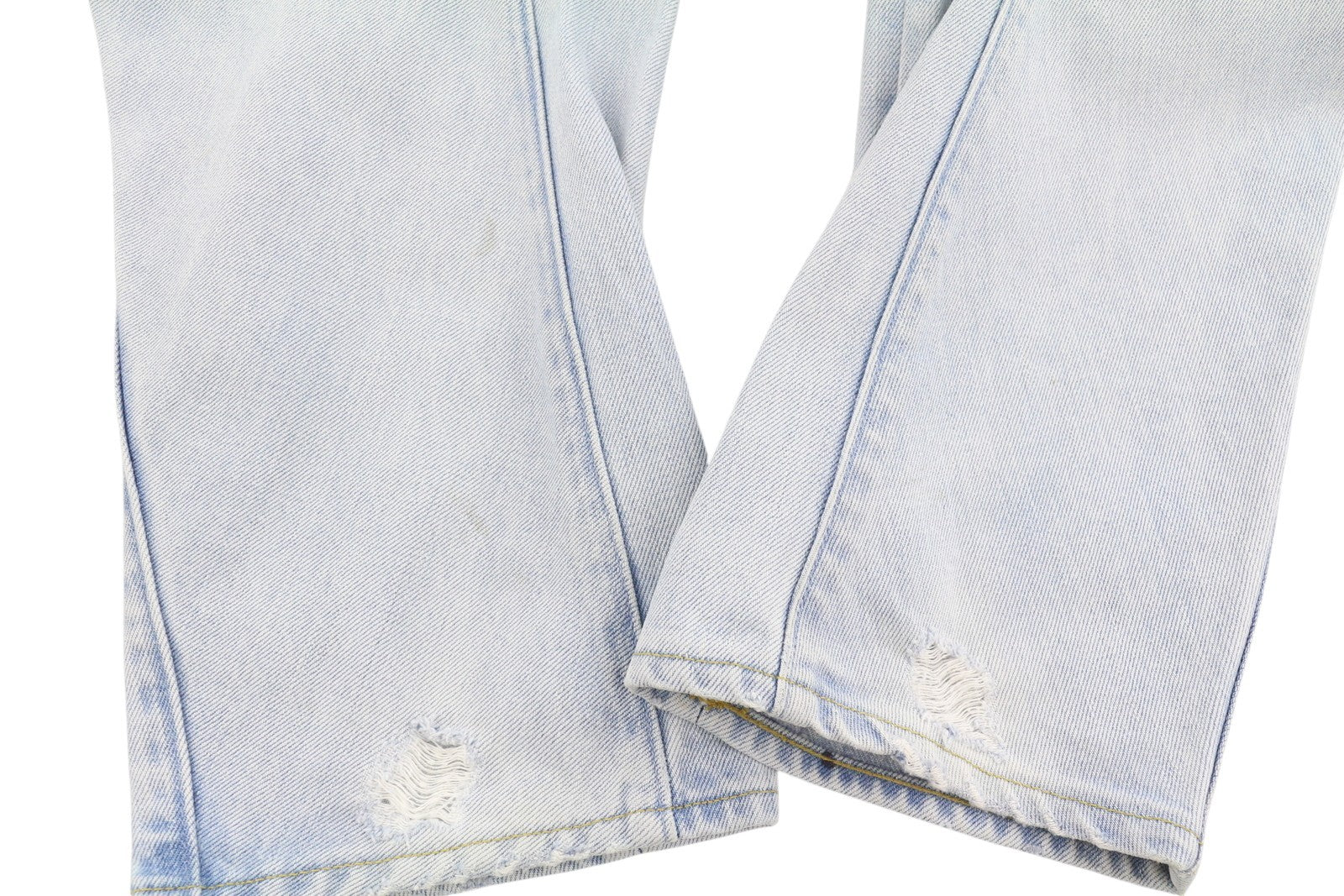 G-STAR ARC 3D Slim Men Jeans W32/L32 Blue Faded Distress Twisted Button Fly