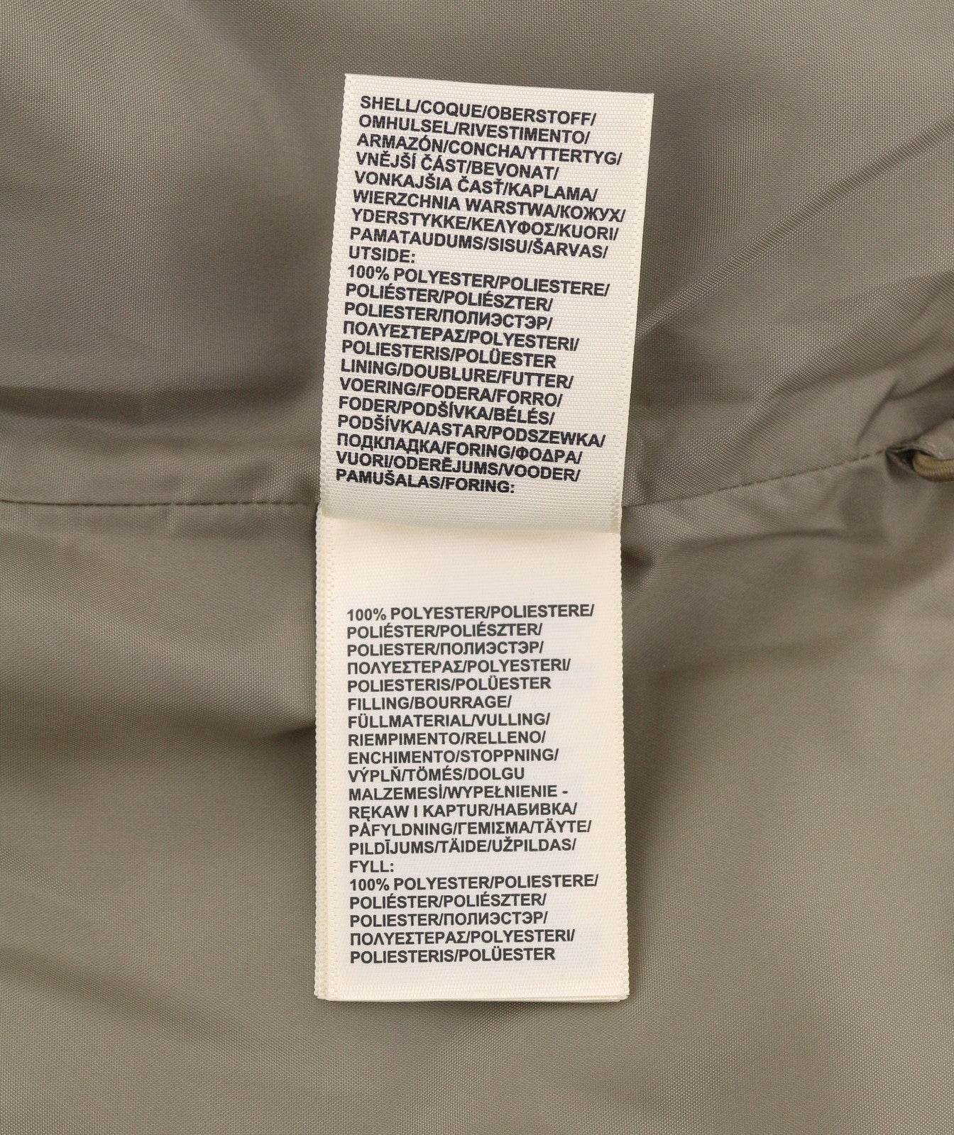 WRANGLER Men Jacket S Beige Quilted Padded Full Zip Lined Bomber Style