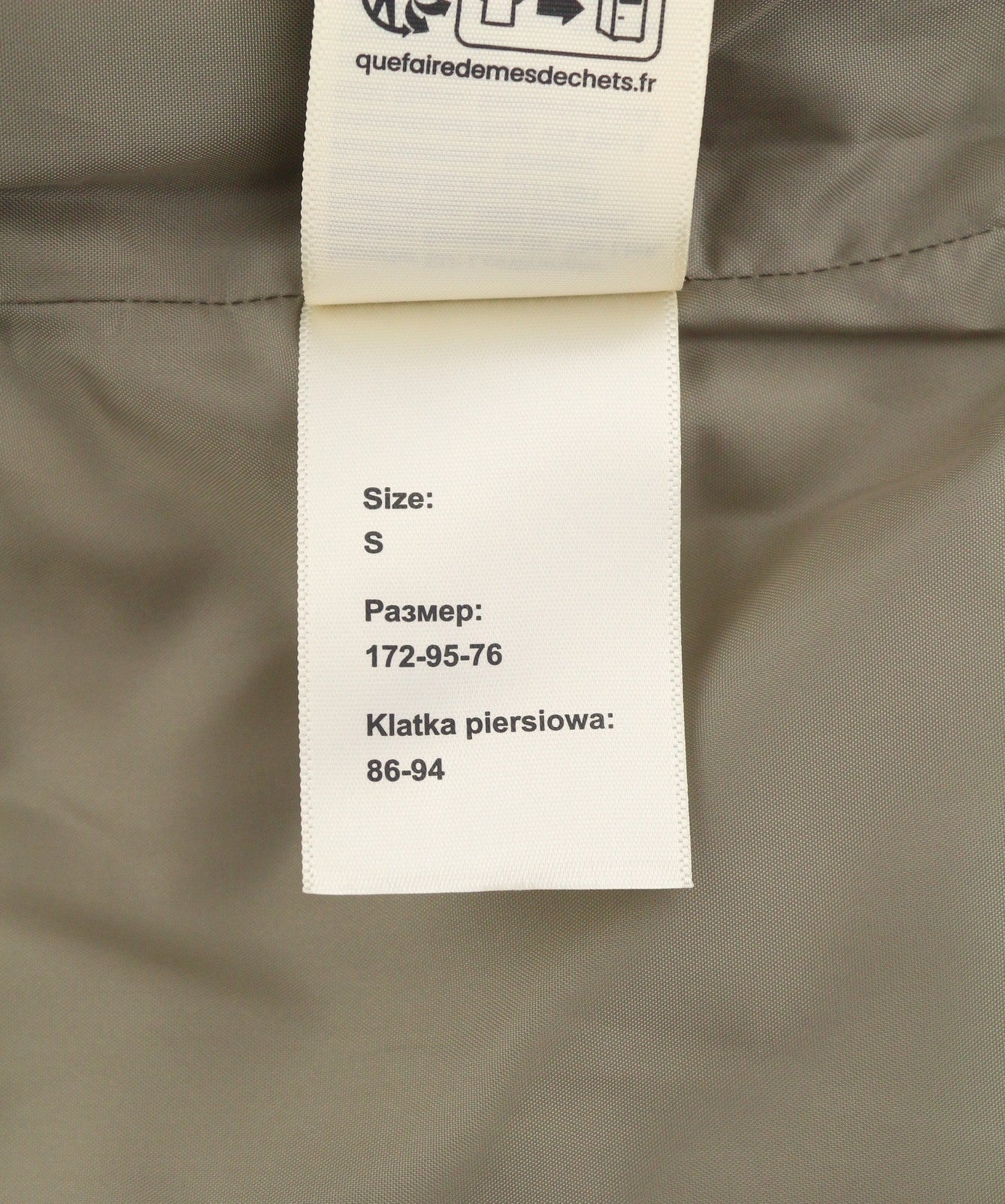 WRANGLER Men Jacket S Beige Quilted Padded Full Zip Lined Bomber Style