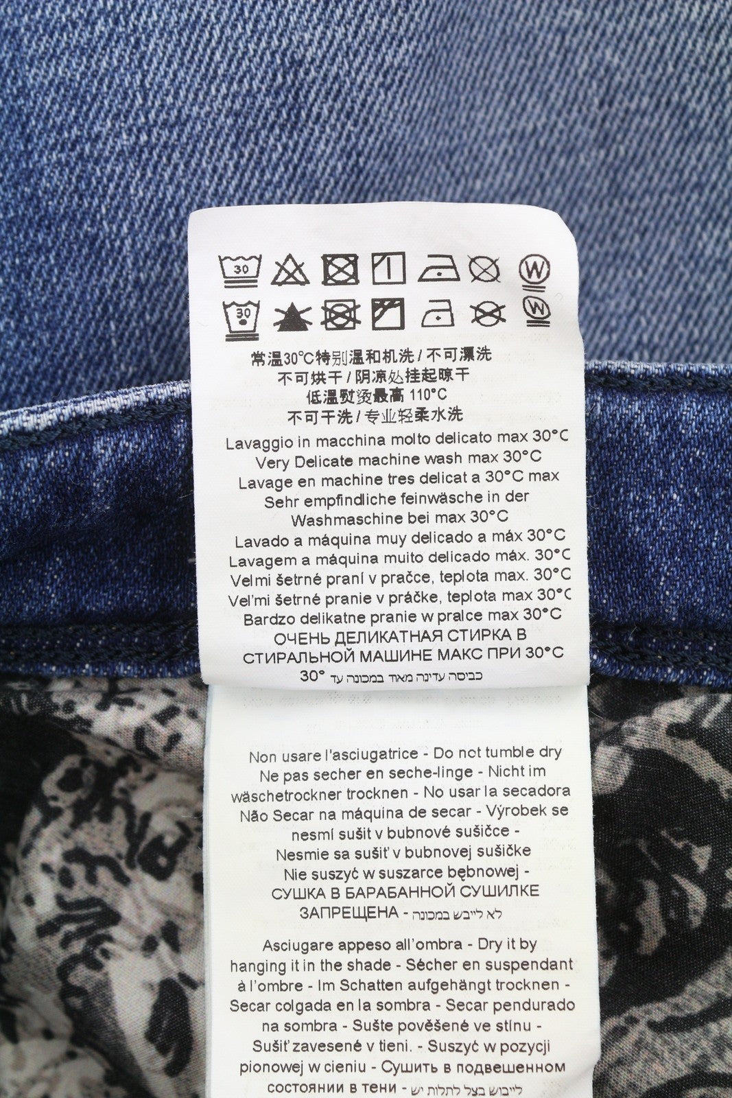 REPLAY Bronny Men Jeans W32/L30 Blue Whiskers Faded Distress Super Slim Fit