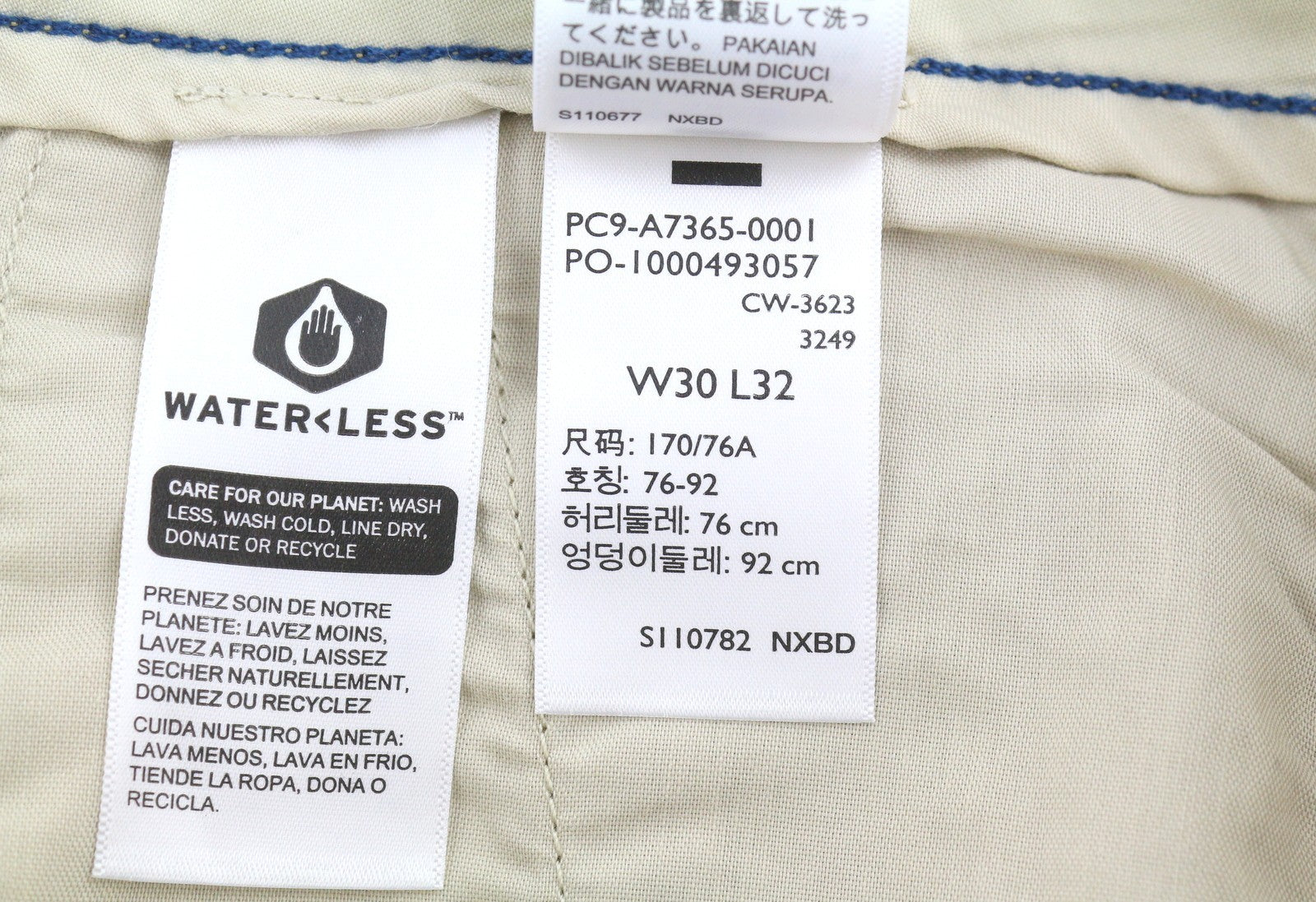 LEVI'S XX Cargo Men Trousers W30/L32 Beige Slim Fit Stretch Extensible Zip