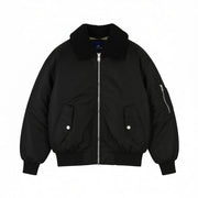 JACK & JONES Jorqueens Bomber Men Jacket M Black Oversized Zip Padded