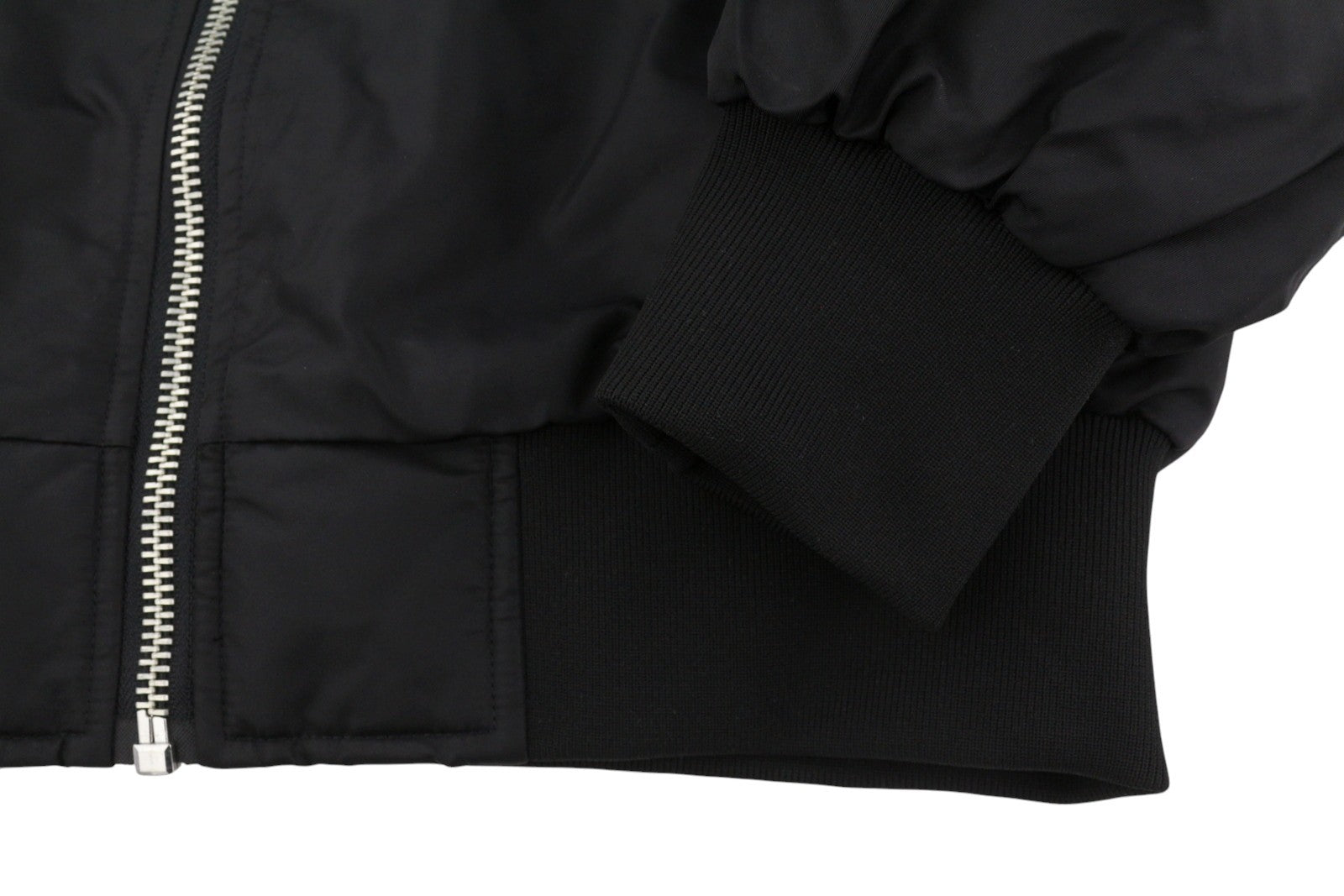 JACK & JONES Jorqueens Bomber Men Jacket M Black Oversized Zip Padded