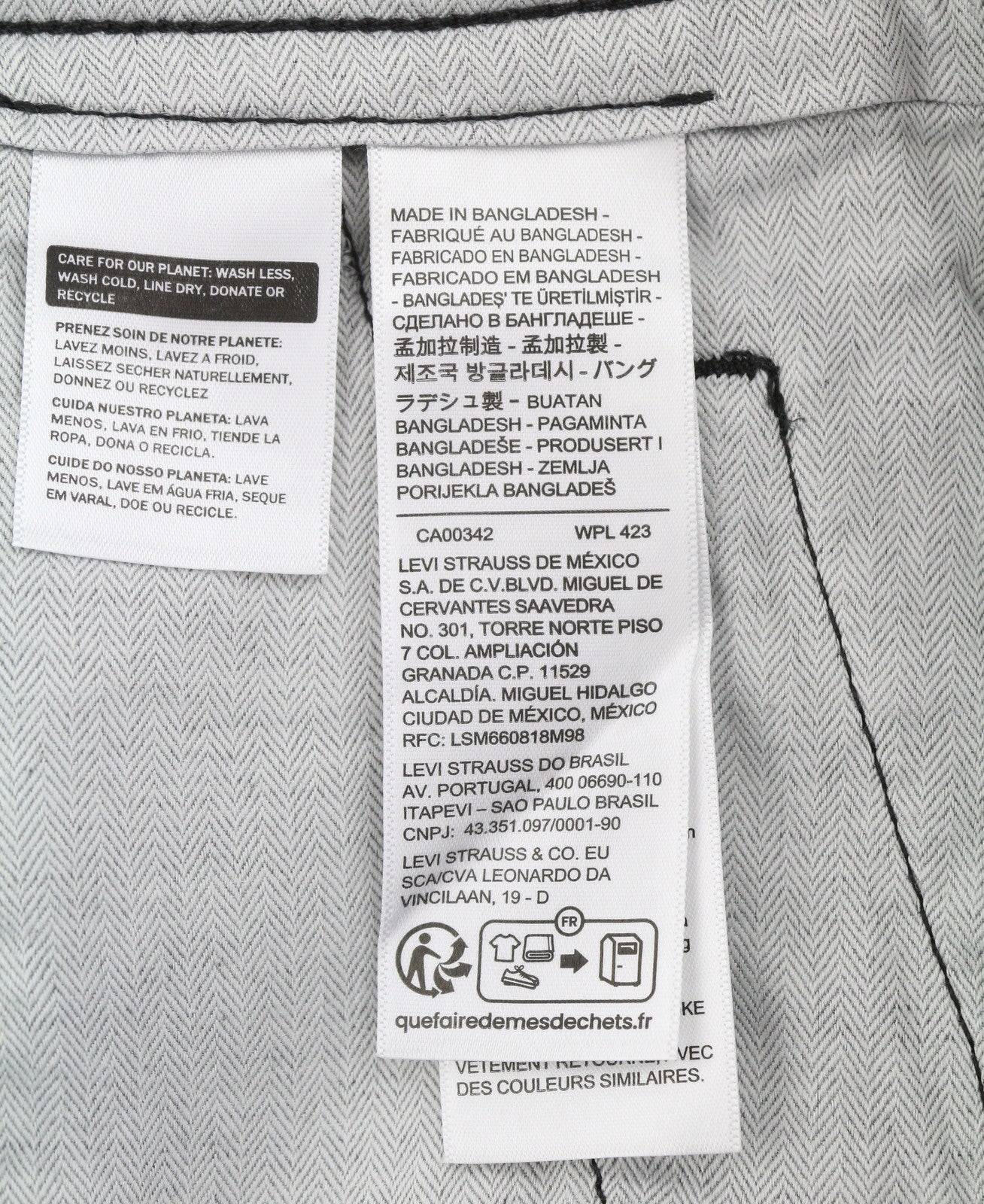 LEVI'S XX Chino Men Trousers W30/L32 Grey Authentic Relaxed Lightweight Big E