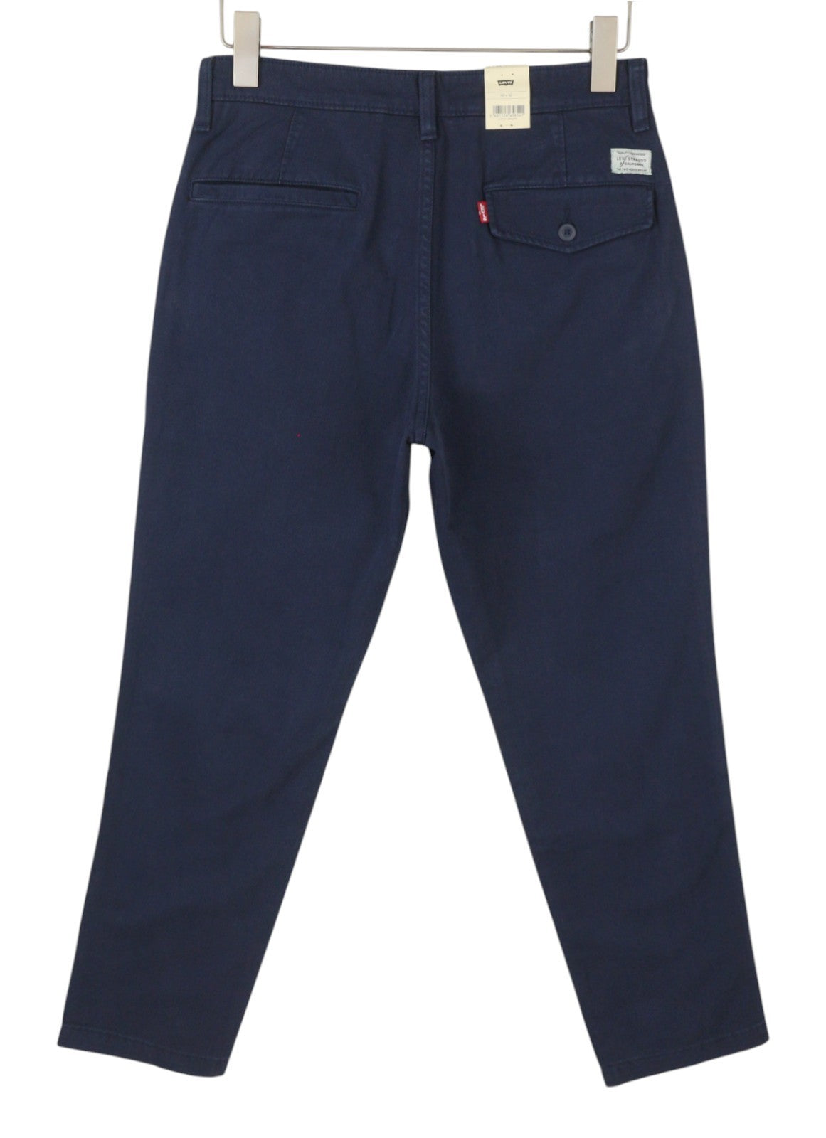 LEVI'S XX Chino Men Trousers W30/L32 Blue Authentic Fit Zip Fly Big E