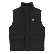 CHAMPION Women Waistcoat XS Black Tech Fill Quilted High Neck Zip
