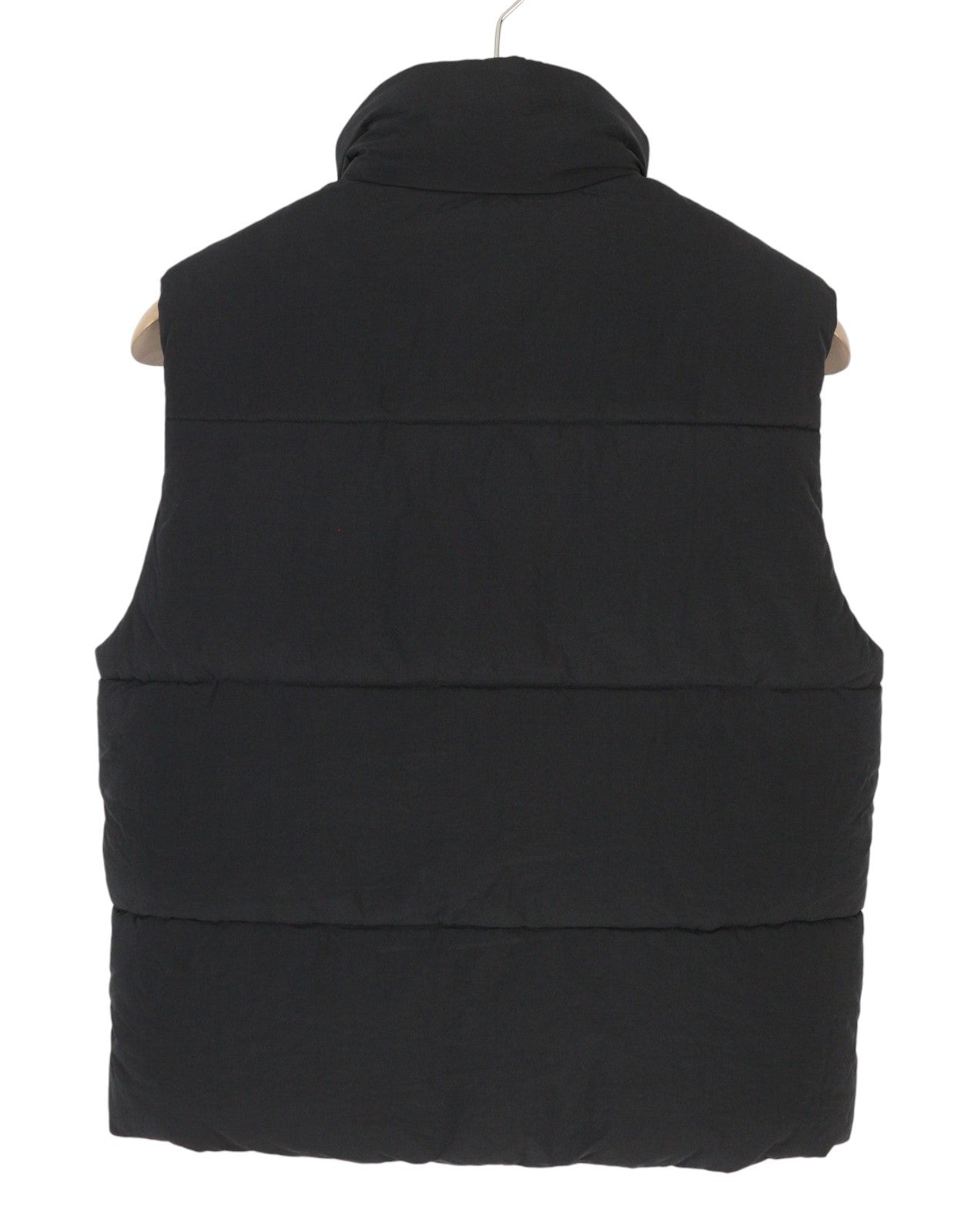 CHAMPION Women Waistcoat XS Black Tech Fill Quilted High Neck Zip