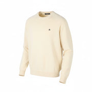 SCOTCH & SODA Men Jumper M Light Beige Tight Knit Crew Neck Pull On