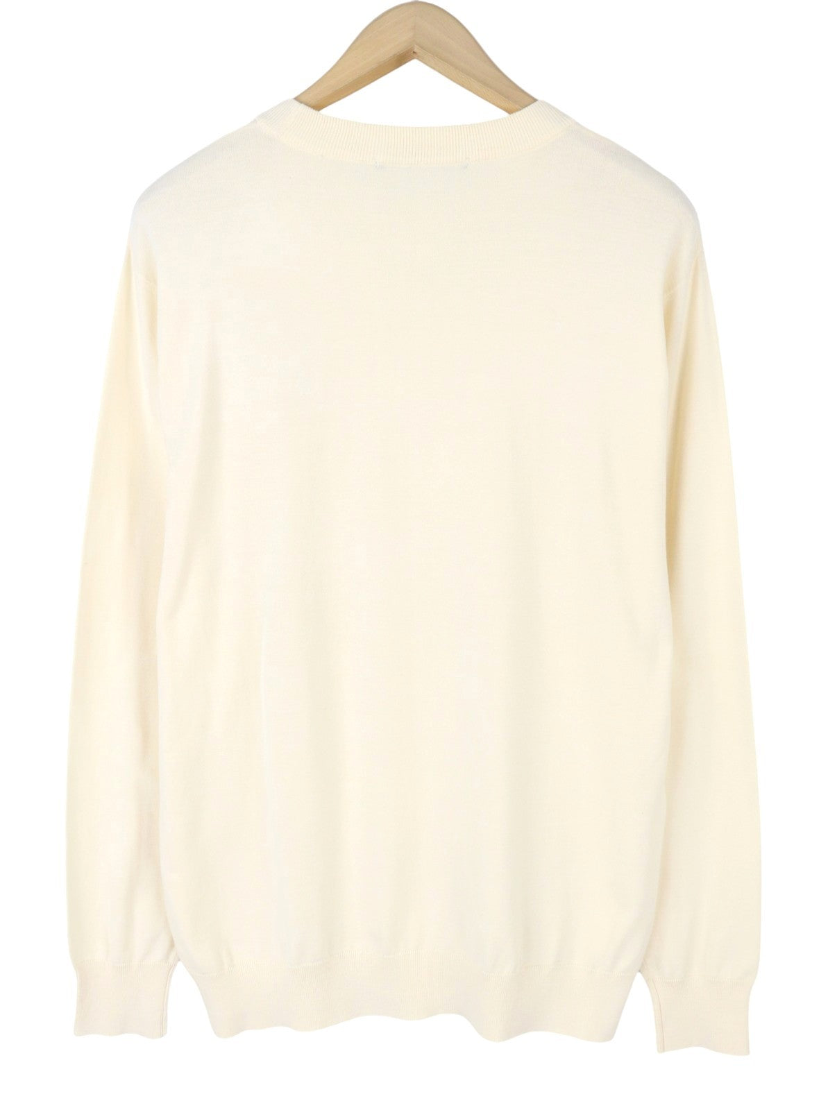 SCOTCH & SODA Men Jumper M Light Beige Tight Knit Crew Neck Pull On