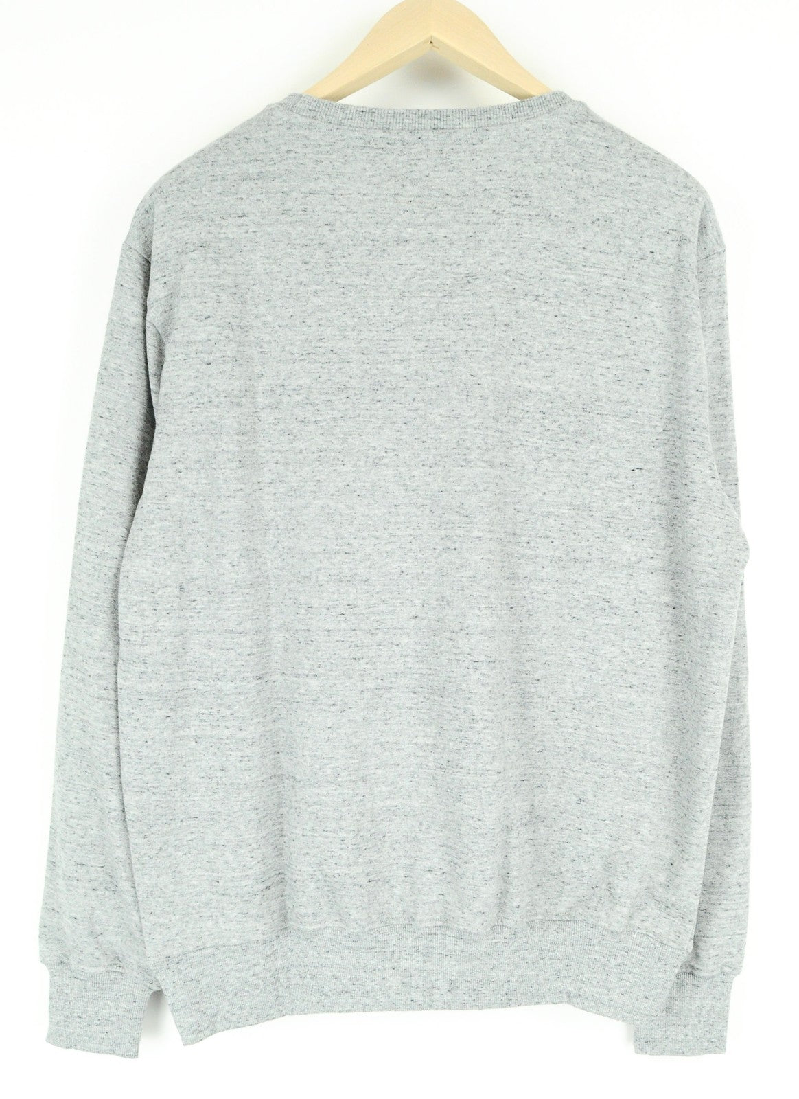 GOOD GENES Men Sweatshirt L Grey Cotton Blend Long Sleeve Matahari Logo Pull On