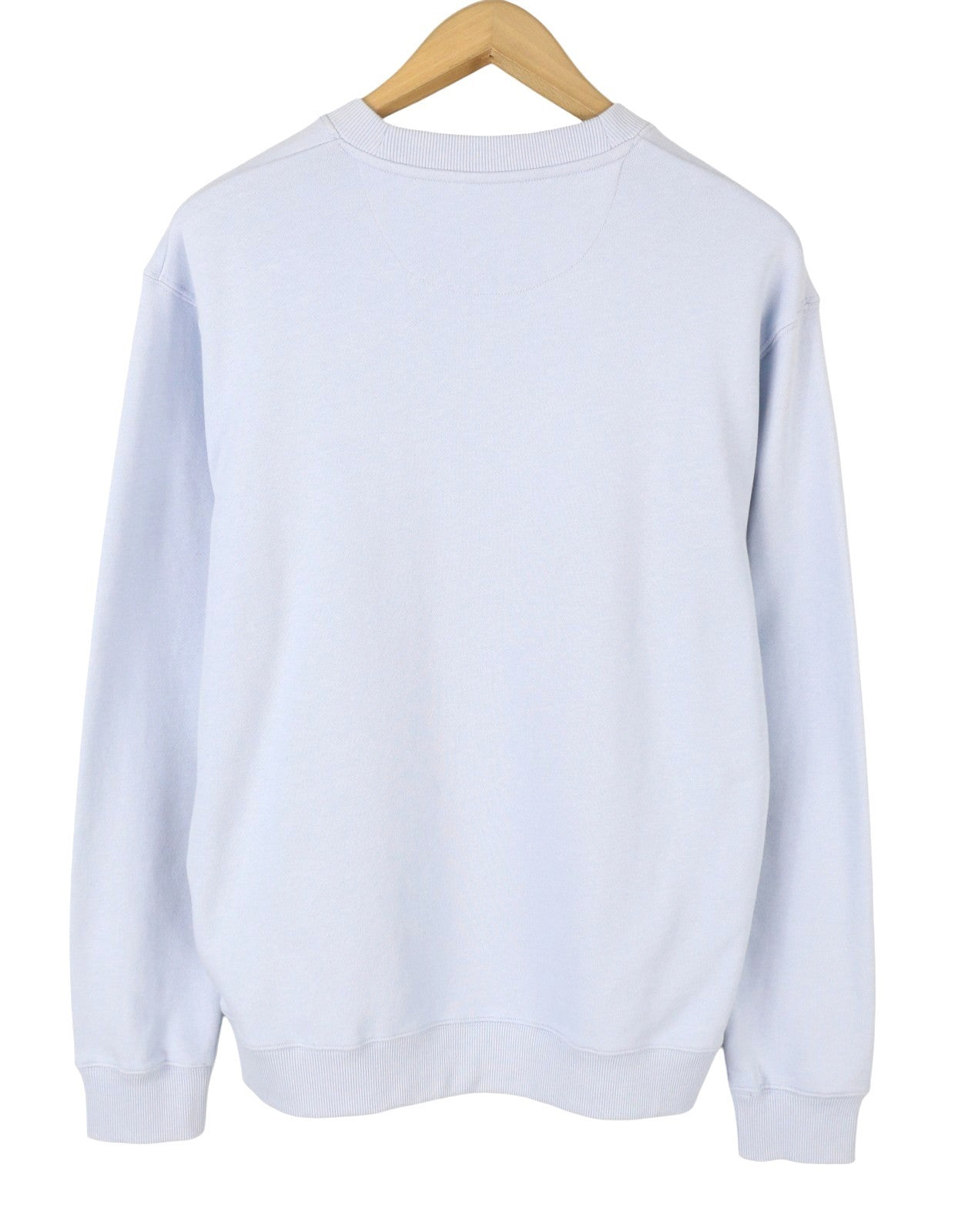 SCOTCH & SODA Men Sweatshirt L Light Blue Crew Neck Long Sleeve Pull On