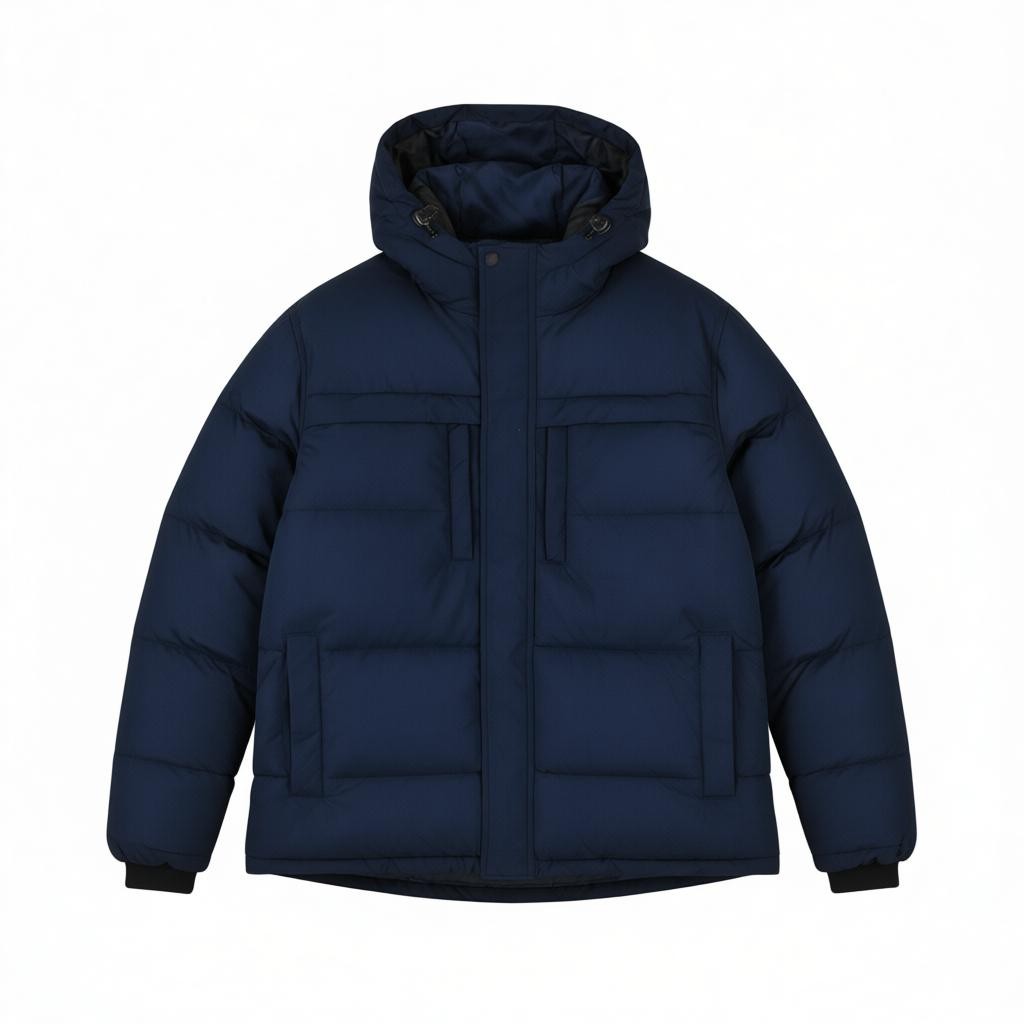 Blue Polyester Jacket