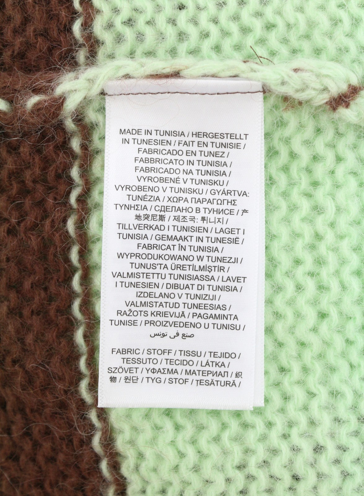 GANT Mohair Striped C Neck Women Jumper XL Cocoa Bean Wool Knit Pull On