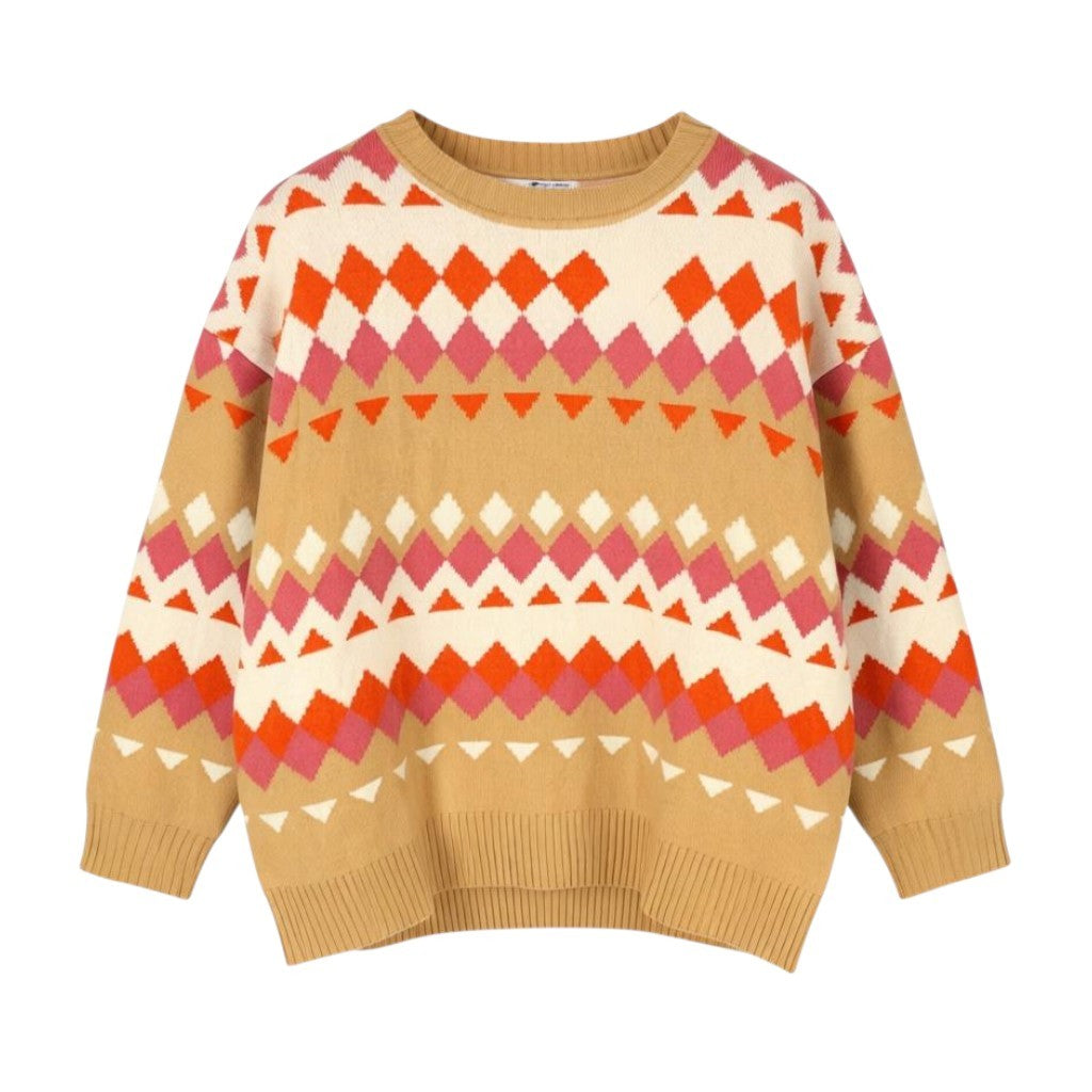 Megztinis Fairisle C-Neck