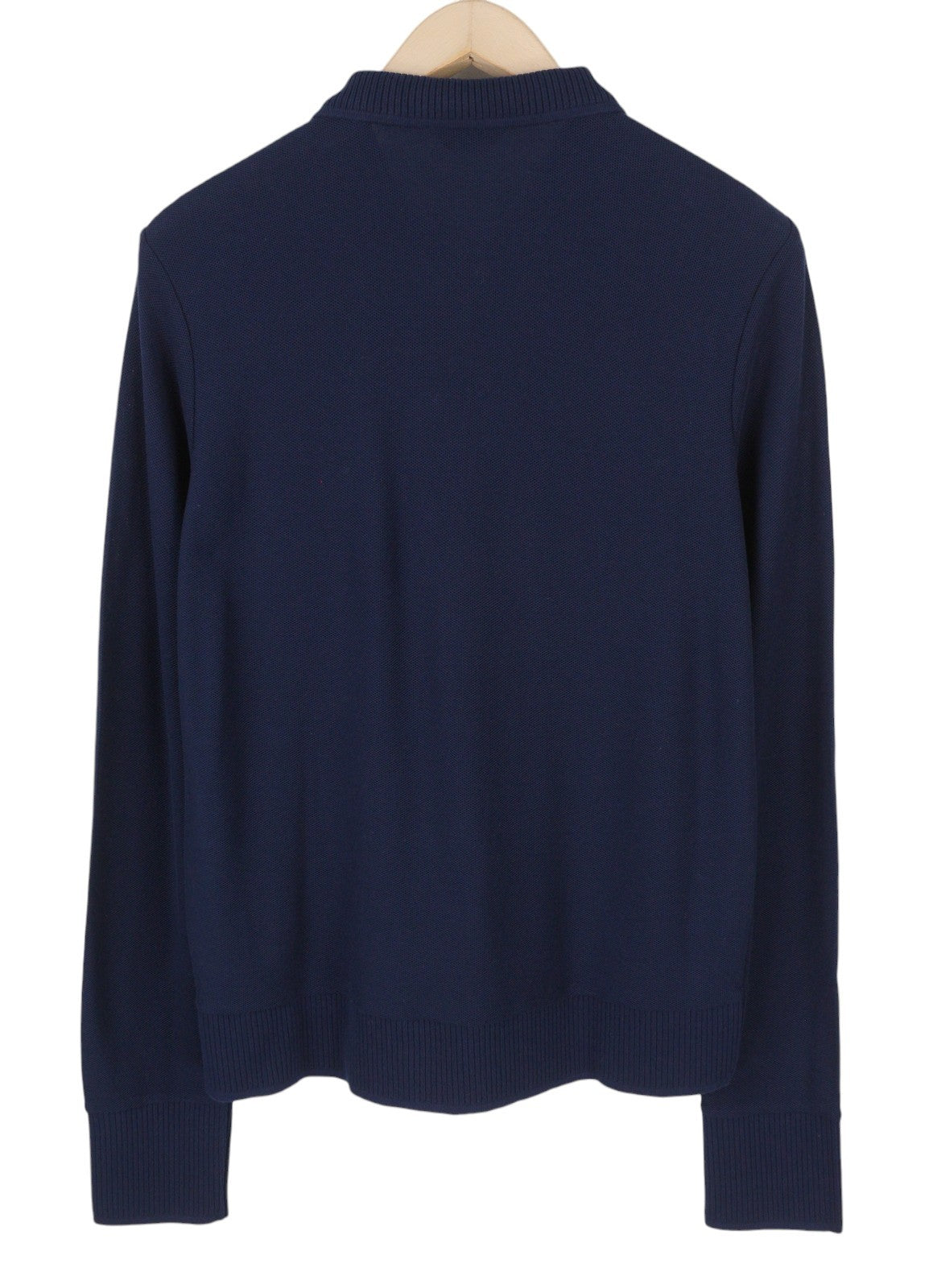 GANT Crown Embroidered Polo Pique Women Jumper XL Evening Blue Logo Polo