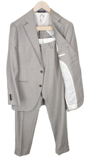 SUITSUPPLY La Spalla Men's Suit UK38R Brown Melange 2Pc Slim Wool Perennial