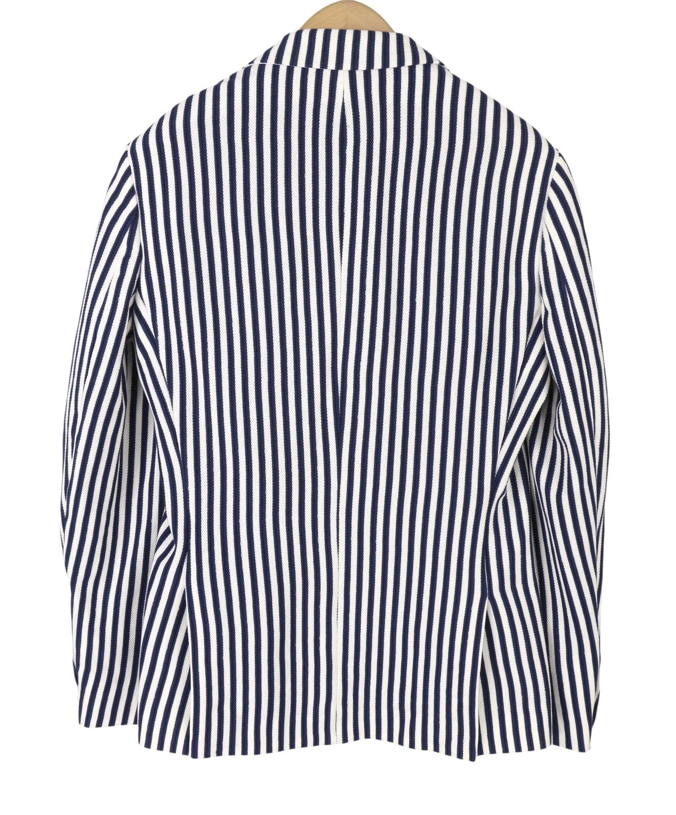 SCOTCH & SODA Men Blazer M Blue Pinstripe Notch Lapel Single Breasted Half Lined