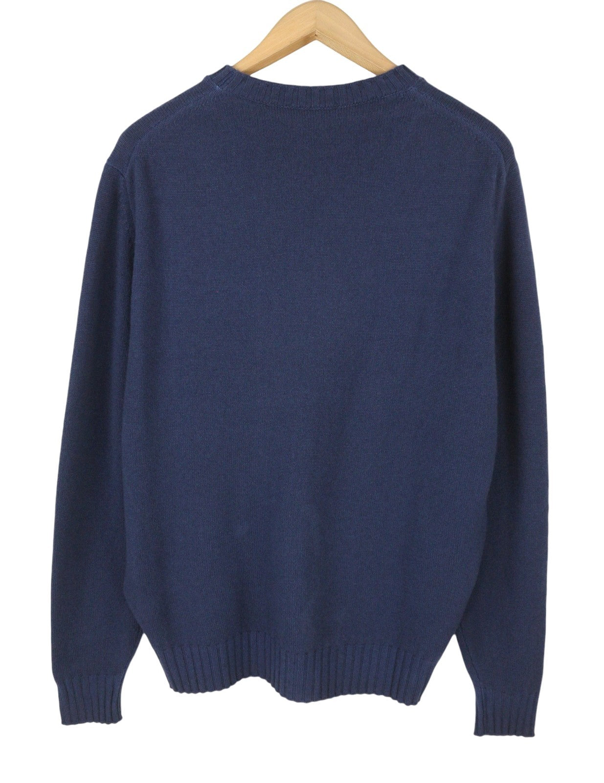 FILIPPO DE LAURENTIIS Men Jumper IT54 XL Blue Merino Wool Cashmere Knit Pull On
