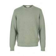FILIPPO DE LAURENTIIS Men Jumper IT52 L Green Faded Merino Wool Cashmere Knit