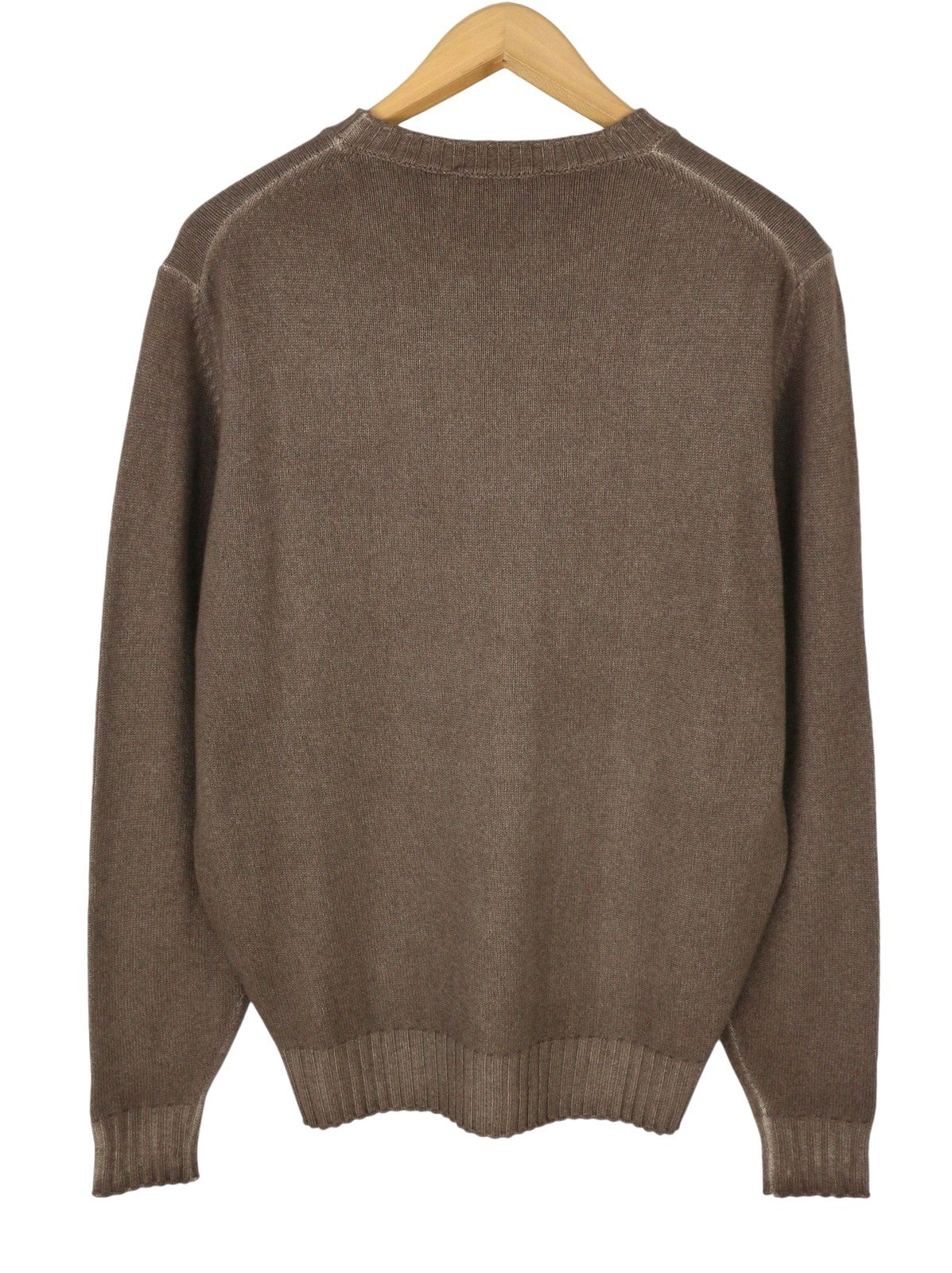 FILIPPO DE LAURENTIIS Men Jumper IT50 M Brown Faded Merino Wool Cashmere Knit