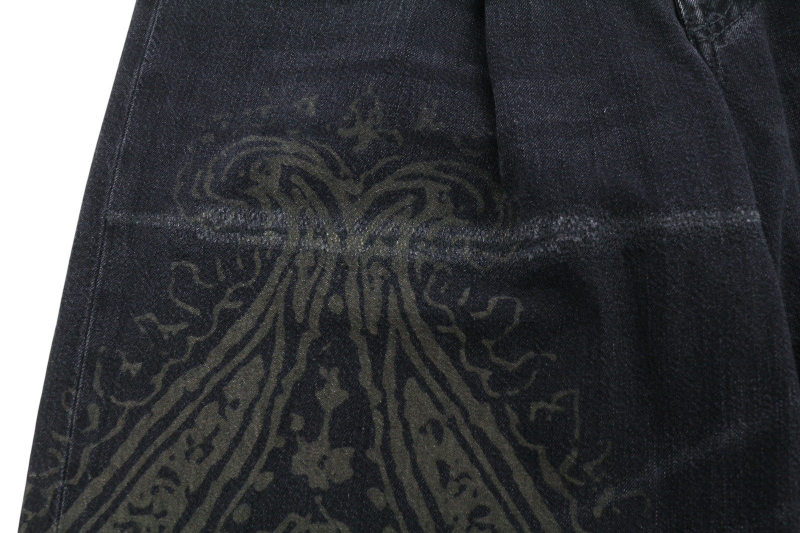 R13 Damon Pleated Women Jeans 26 Baroque Black Wide Leg SS26 RRP1295