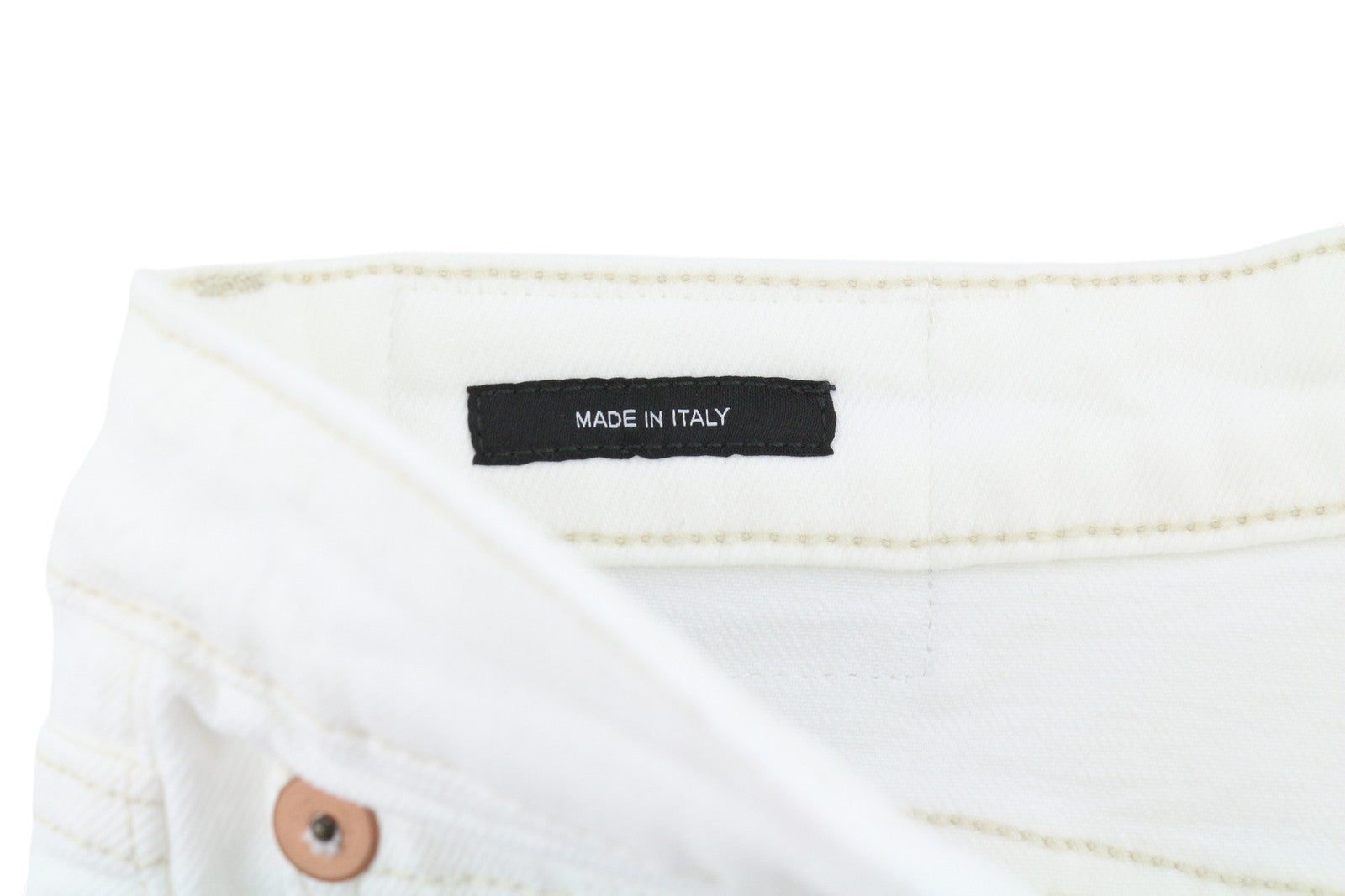 R13 Joan Cropped Flare Women Jeans 24 Aerin White Satretch Denim SS26
