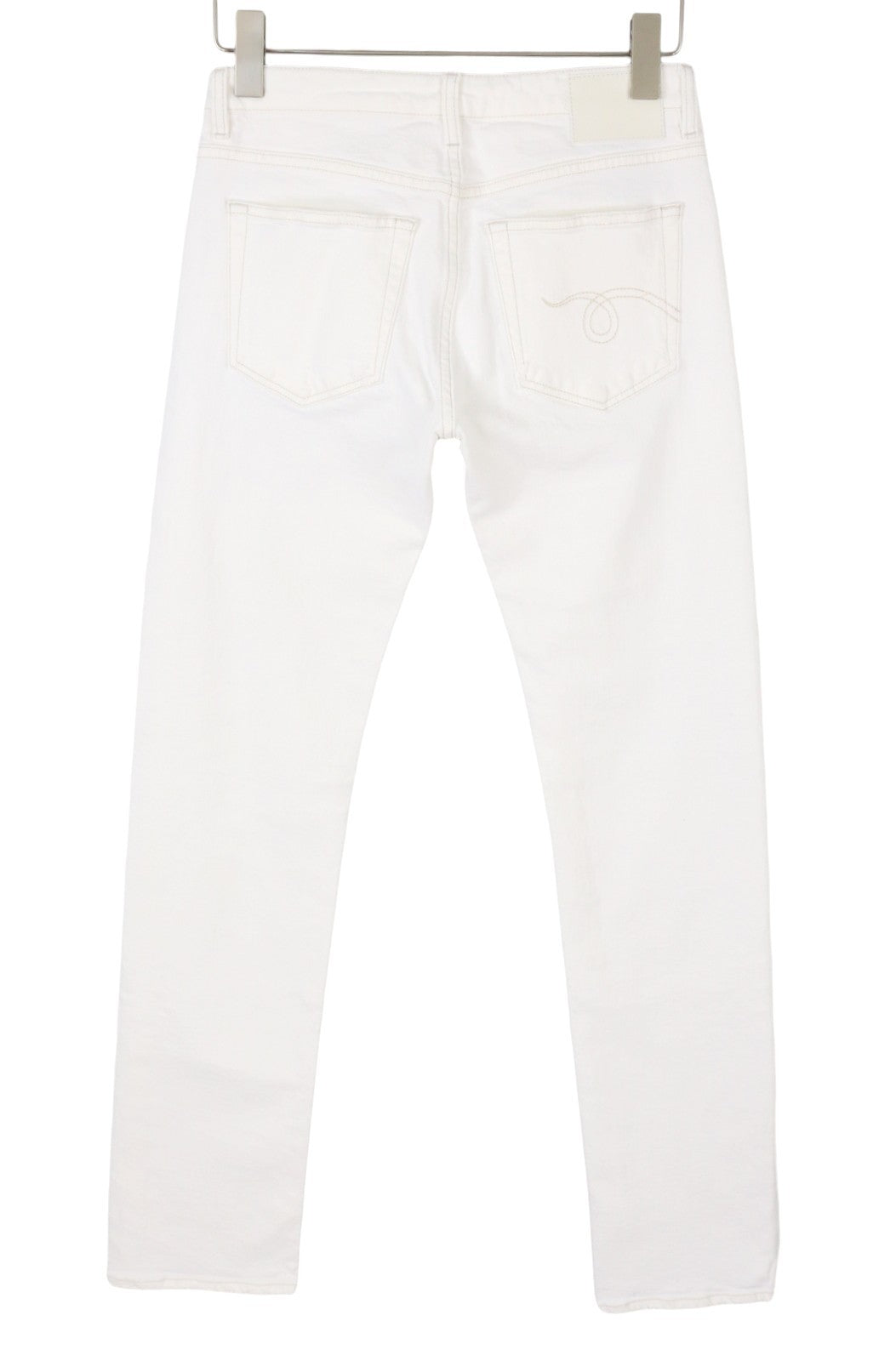 R13 Toby Boy Women Jeans 26 Aerin White Stretch Low Rise Slim Fit