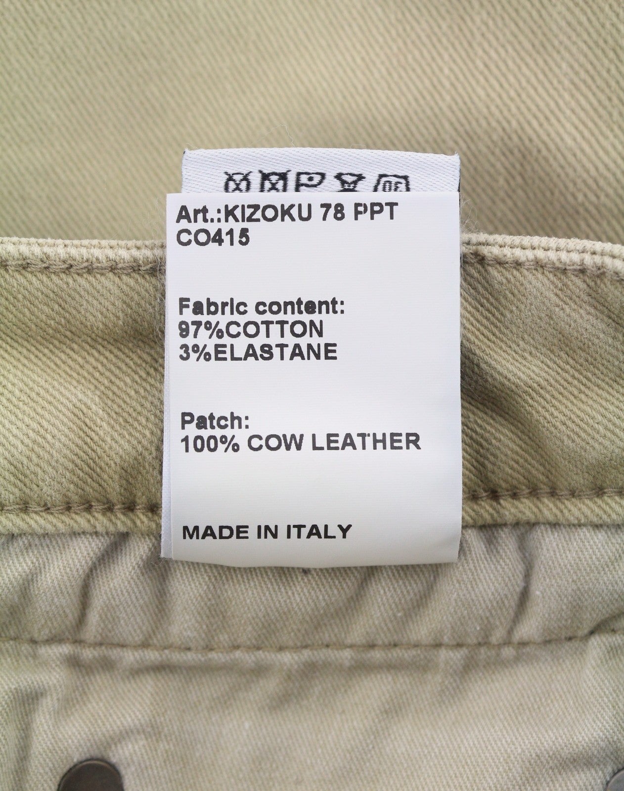 R13 Boy Straight Women Jeans 27 Khaki Stretch Faded Cropped Ankle RRP699