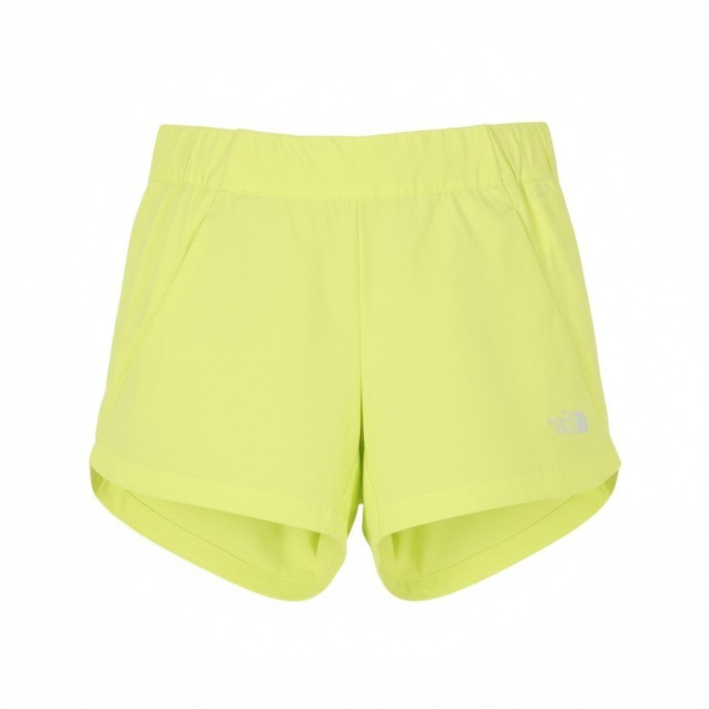 THE NORTH FACE Hike Steller Women Shorts XS Exotic Green Elastic Waist Sports