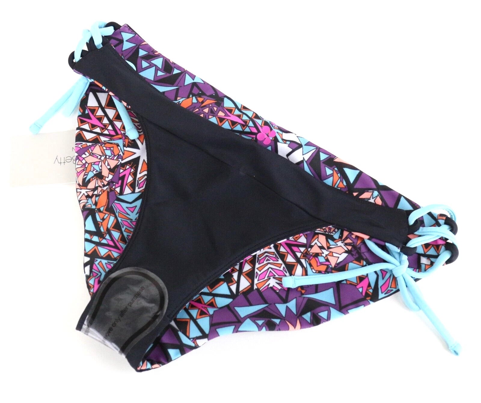 SWEATY BETTY Purity Retreat Women Swimwear M Purple Reversible Bikini Brief