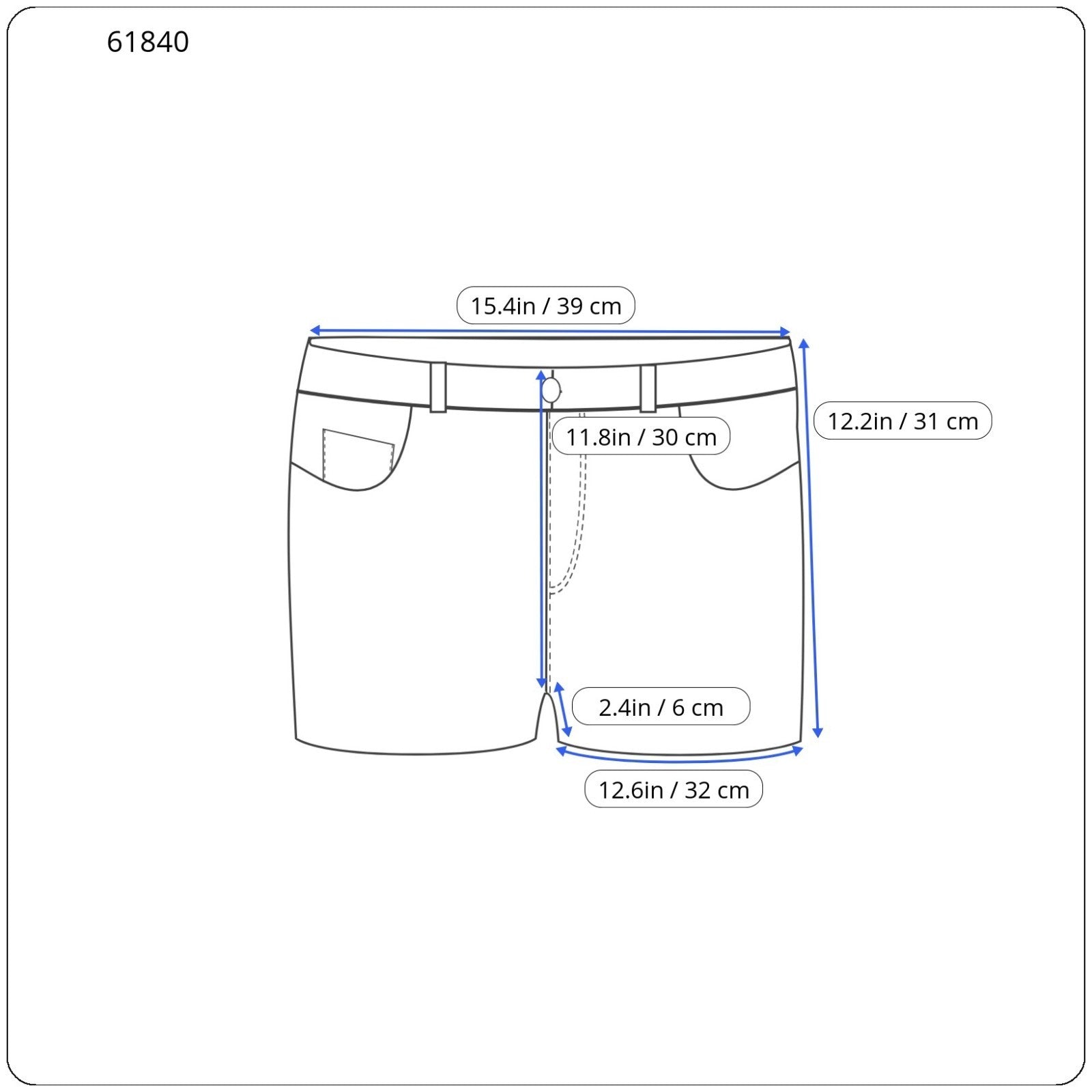 DENHAM Melrose Women Shorts W27 Distressed Off-White Classic Denim Buttoned