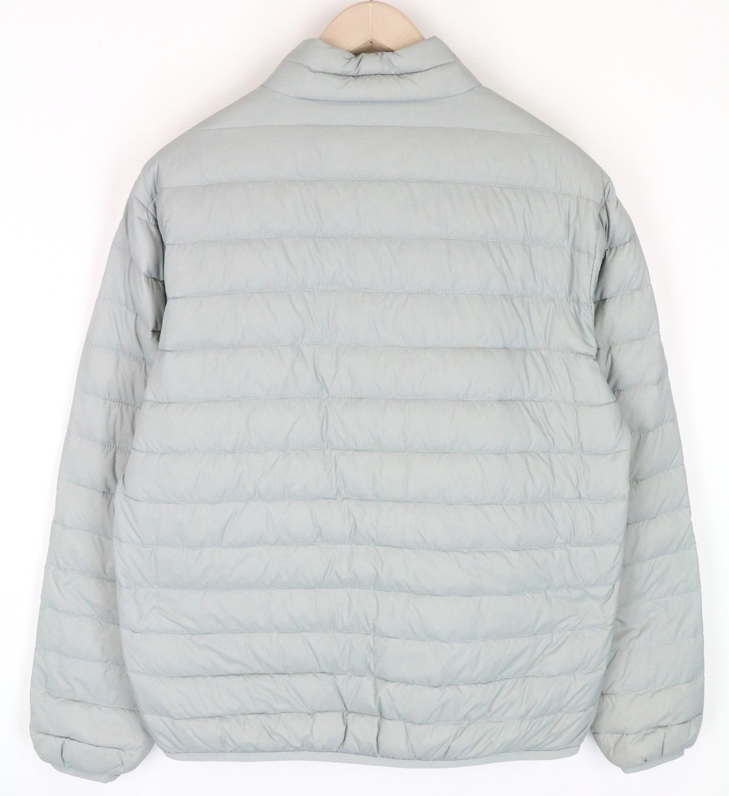 HARMONT & BLAINE Men Jacket L Light Grey Quilted Puffer Classic Lightweight