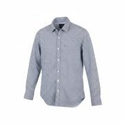 SCOTCH & SODA Ams Couture Men Shirt M Blue Pure Cotton Pattern Long Sleeve