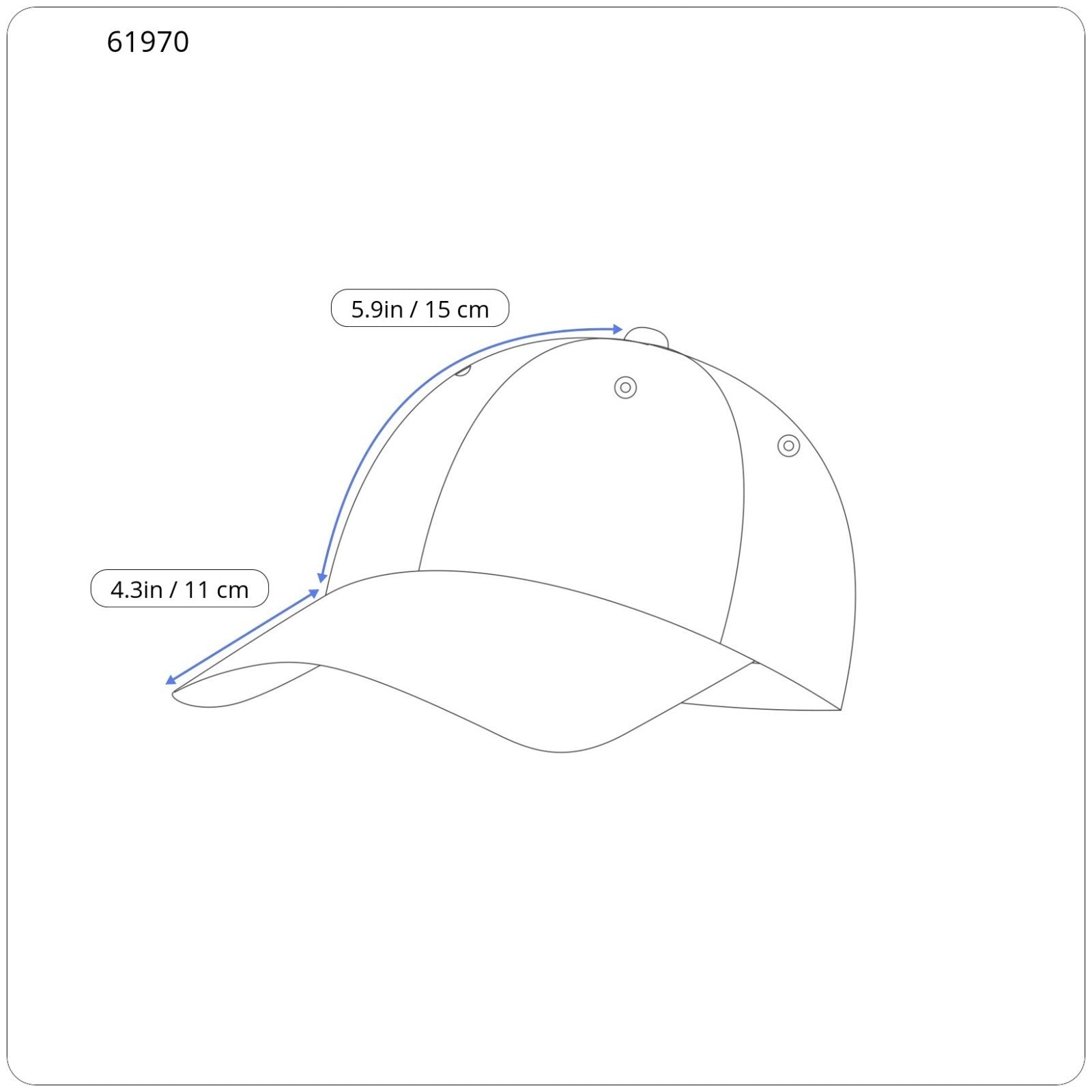 JOHN RICHMOND Men Cap S Blue Military Patterned Logo Pure Cotton