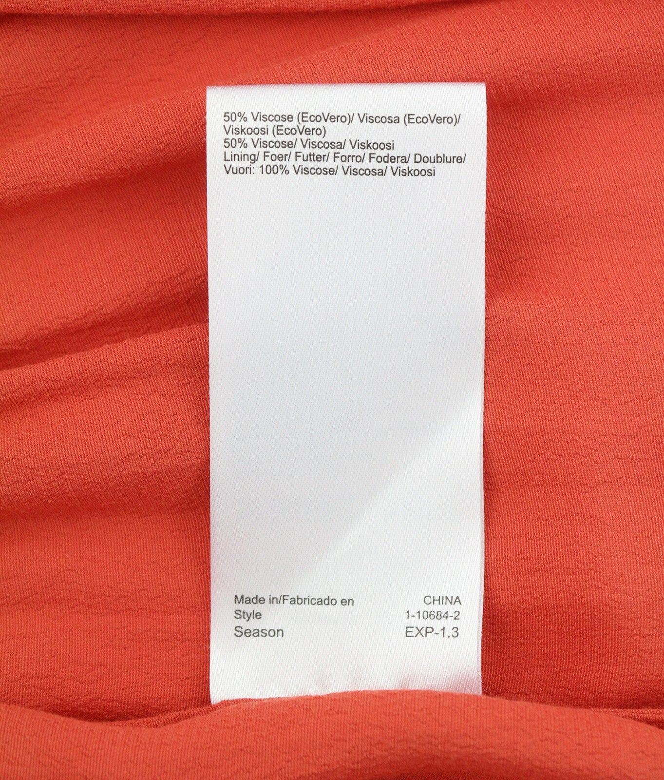 NOA NOA Soft Moss Solid Women Dress EU46 2XL Orange Half Button Knee-Length
