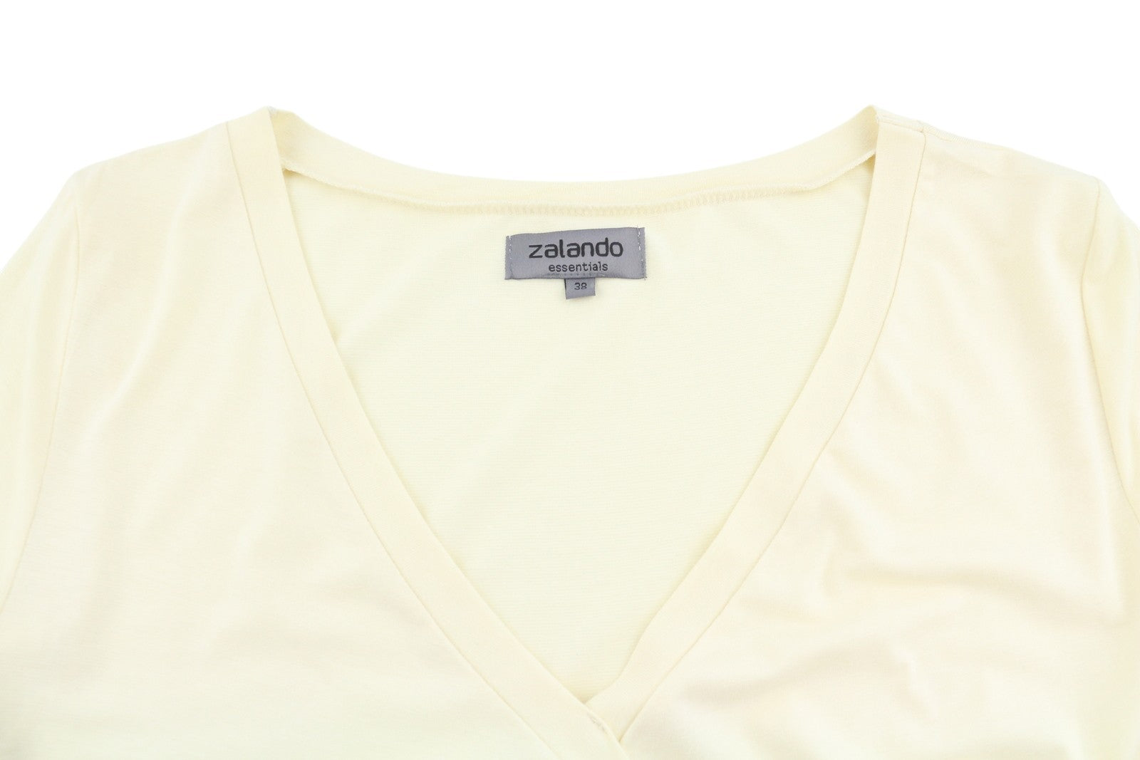 ZALANDO ESSENTIALS Women Dress EU38 M Short Sleeve Wrap Knee-Length