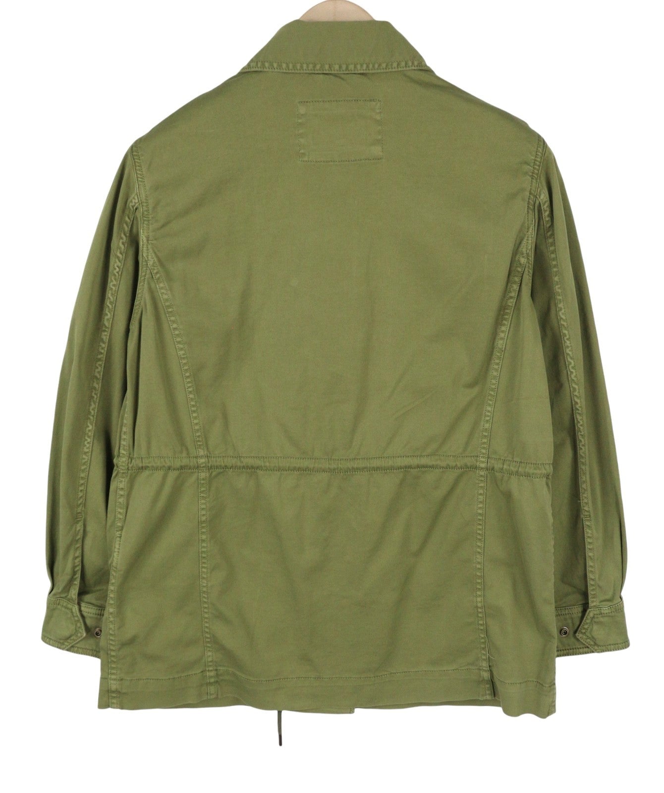 GANT Garment Dyed Field Women Jacket S Utility Green Drawstring Light