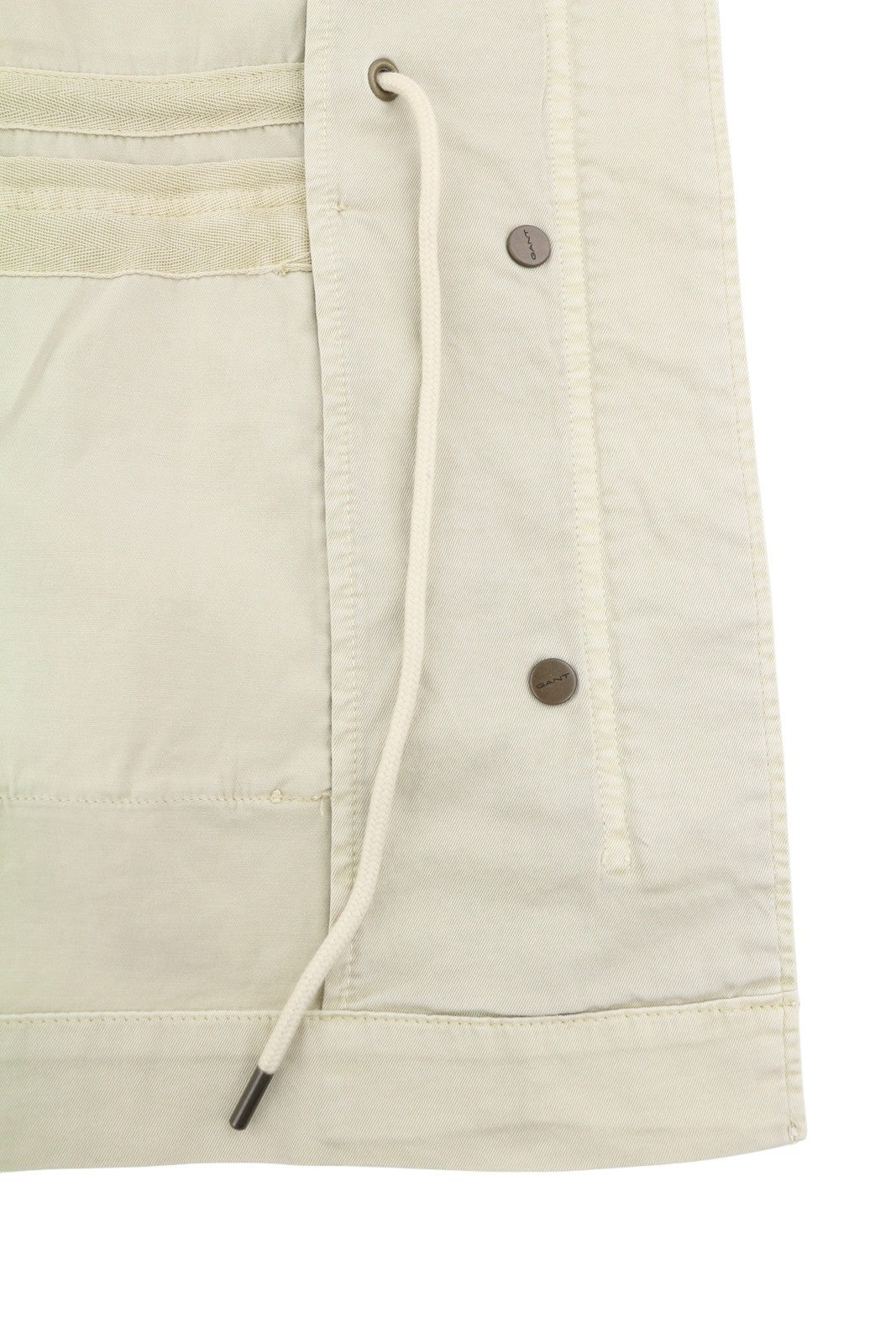 GANT Garment Dyed Field Women Jacket S Desert Beige Drawstring Light